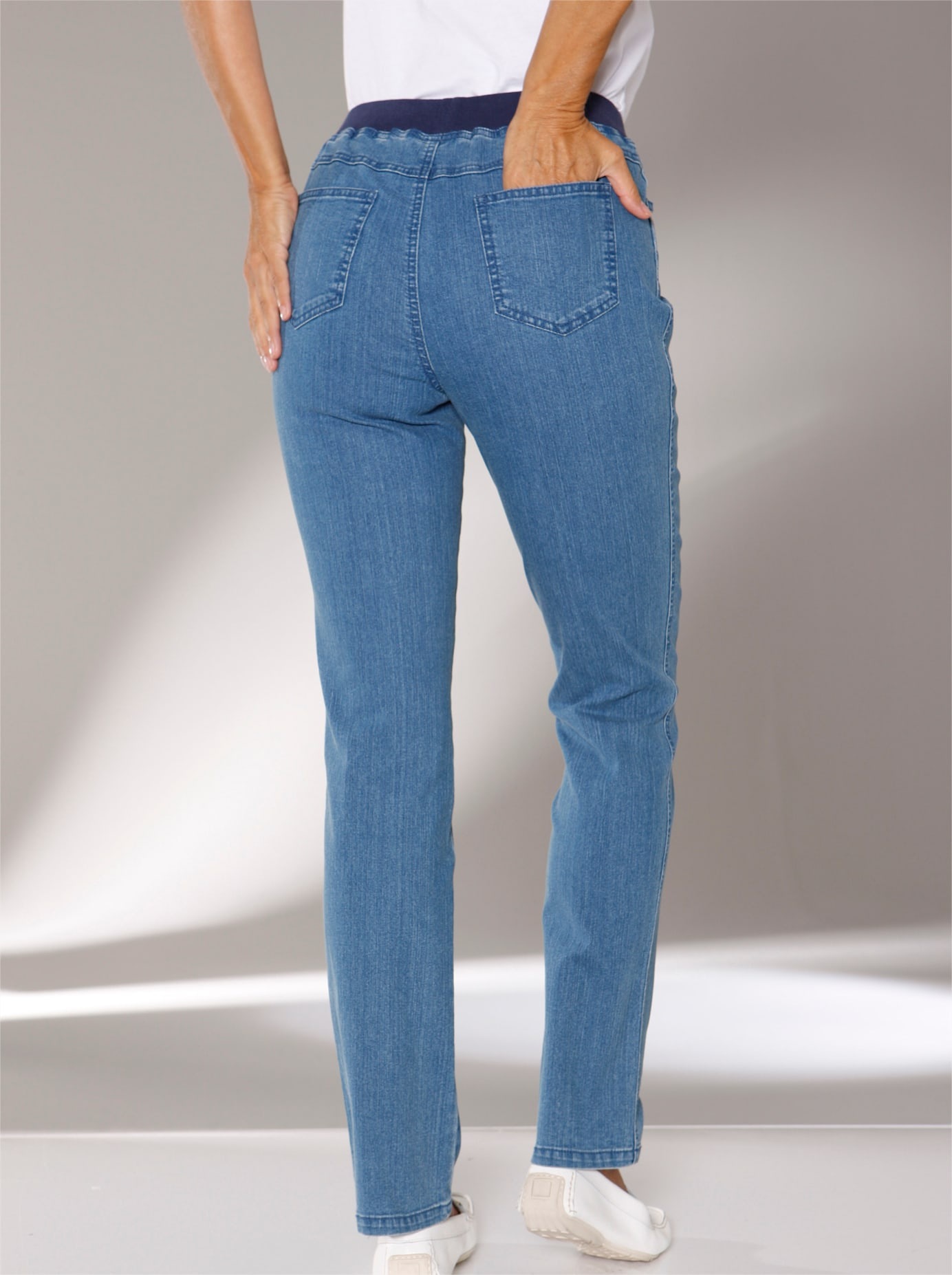 Classic Basics Stretch-Jeans 1 Stk. tlg. günstig online kaufen