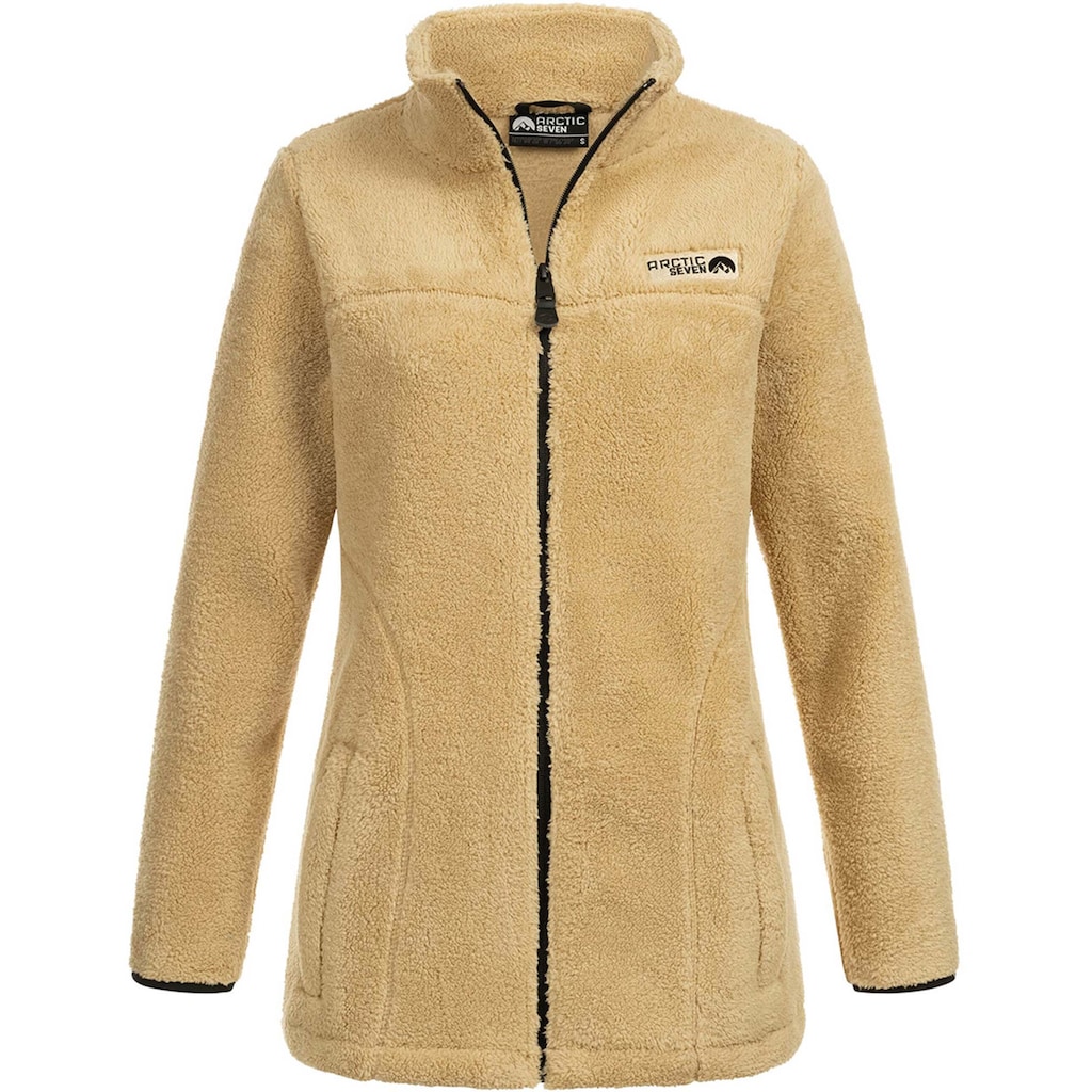 Arctic Seven Fleecejacke »ASDiania«, Sherpa Übergangsjacke