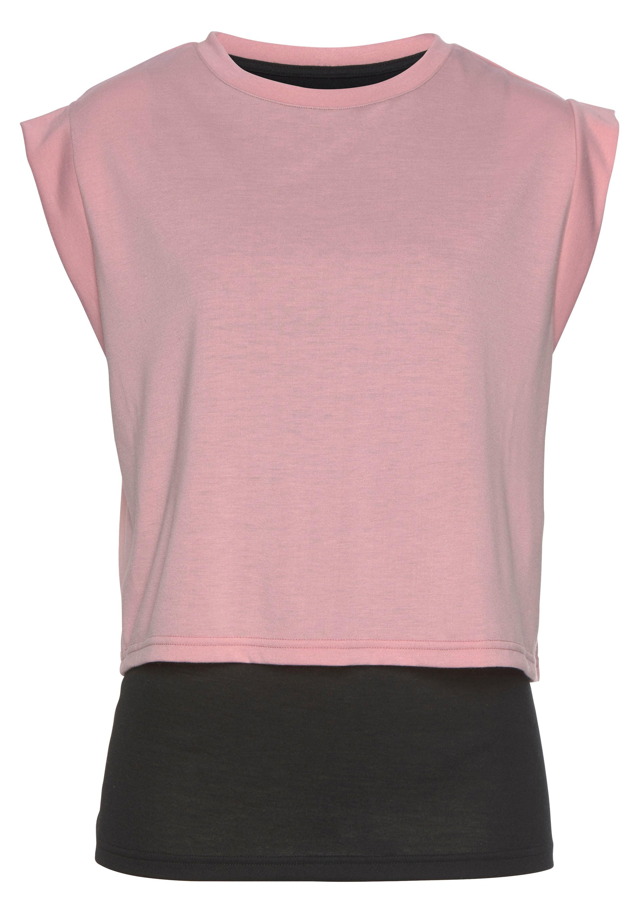 LASCANA ACTIVE 2-in-1-Shirt, im doppellagigen Look günstig online kaufen