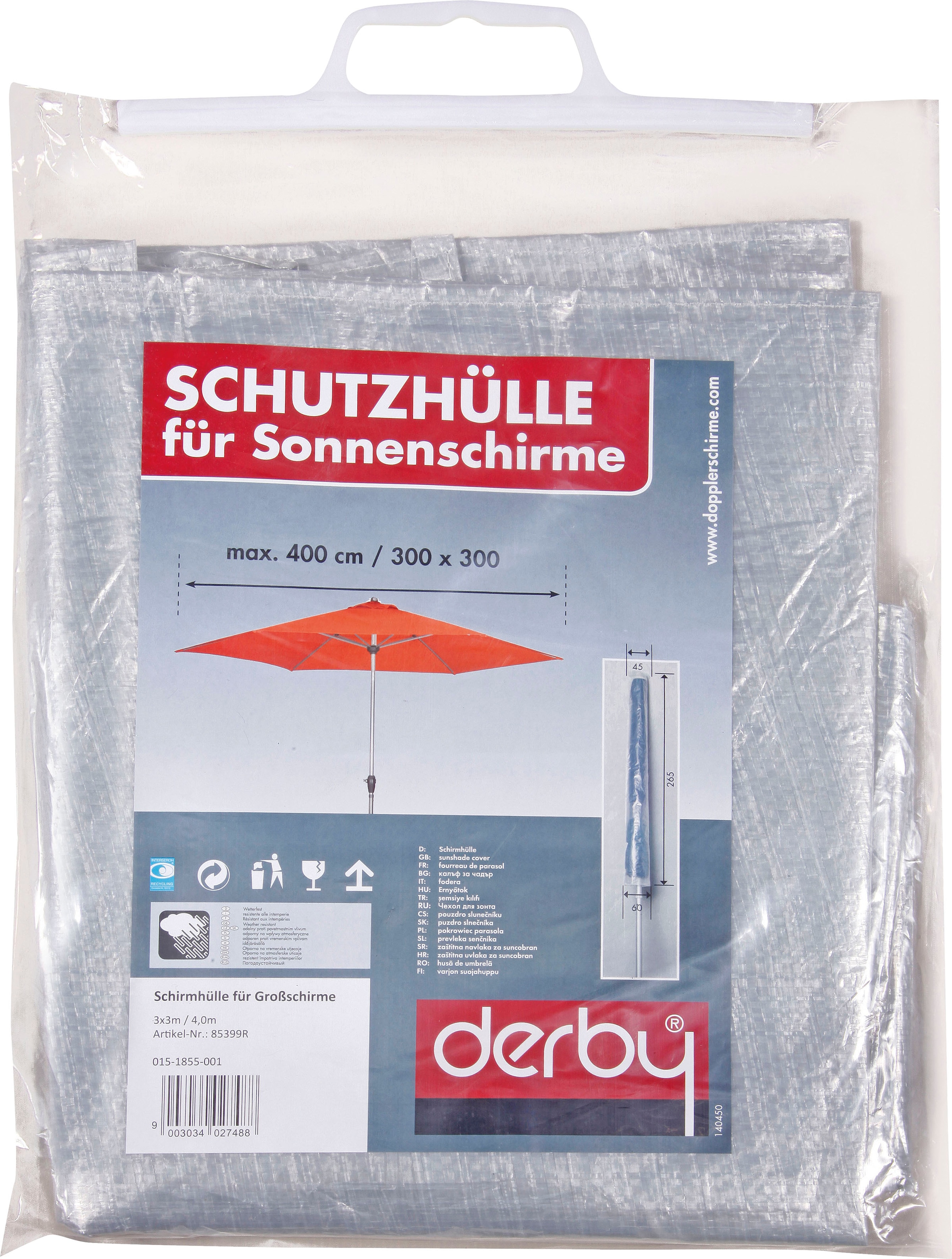 doppler ® Sonnenschirm-Schutzhülle dėl Mittelm...