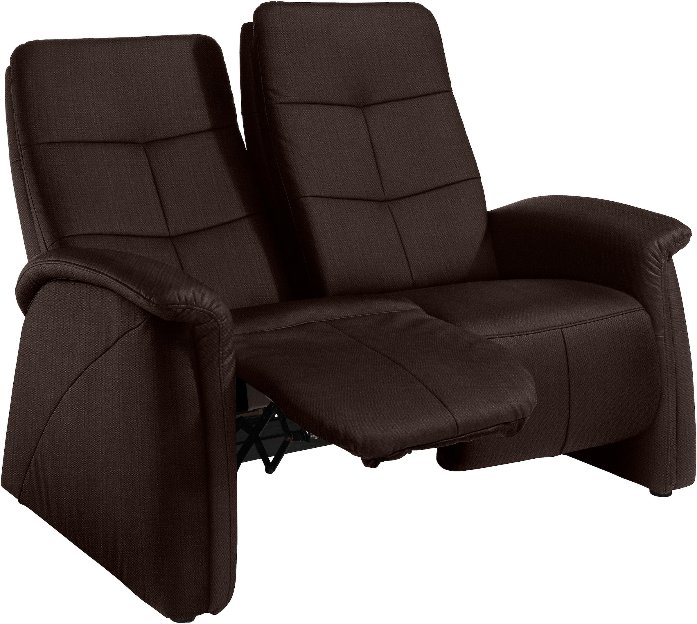 exxpo - sofa fashion Sofa »Tivoli, Kinosofa, bequem und komfortabel durch die Relaxfunktion« (2-sitzig), schmale Armlehnen