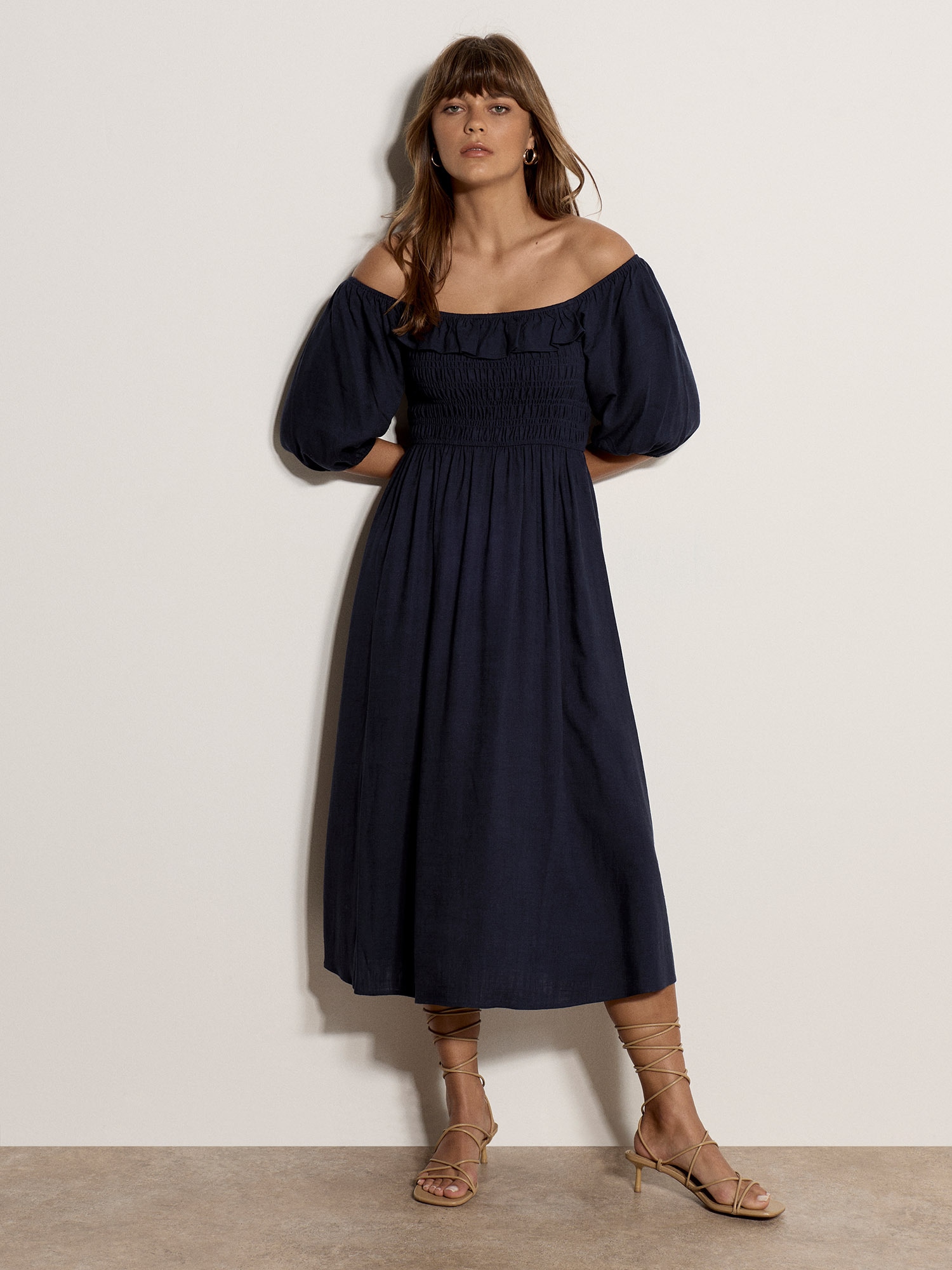 Apricot Maxikleid »Maxikleid« Gerafft