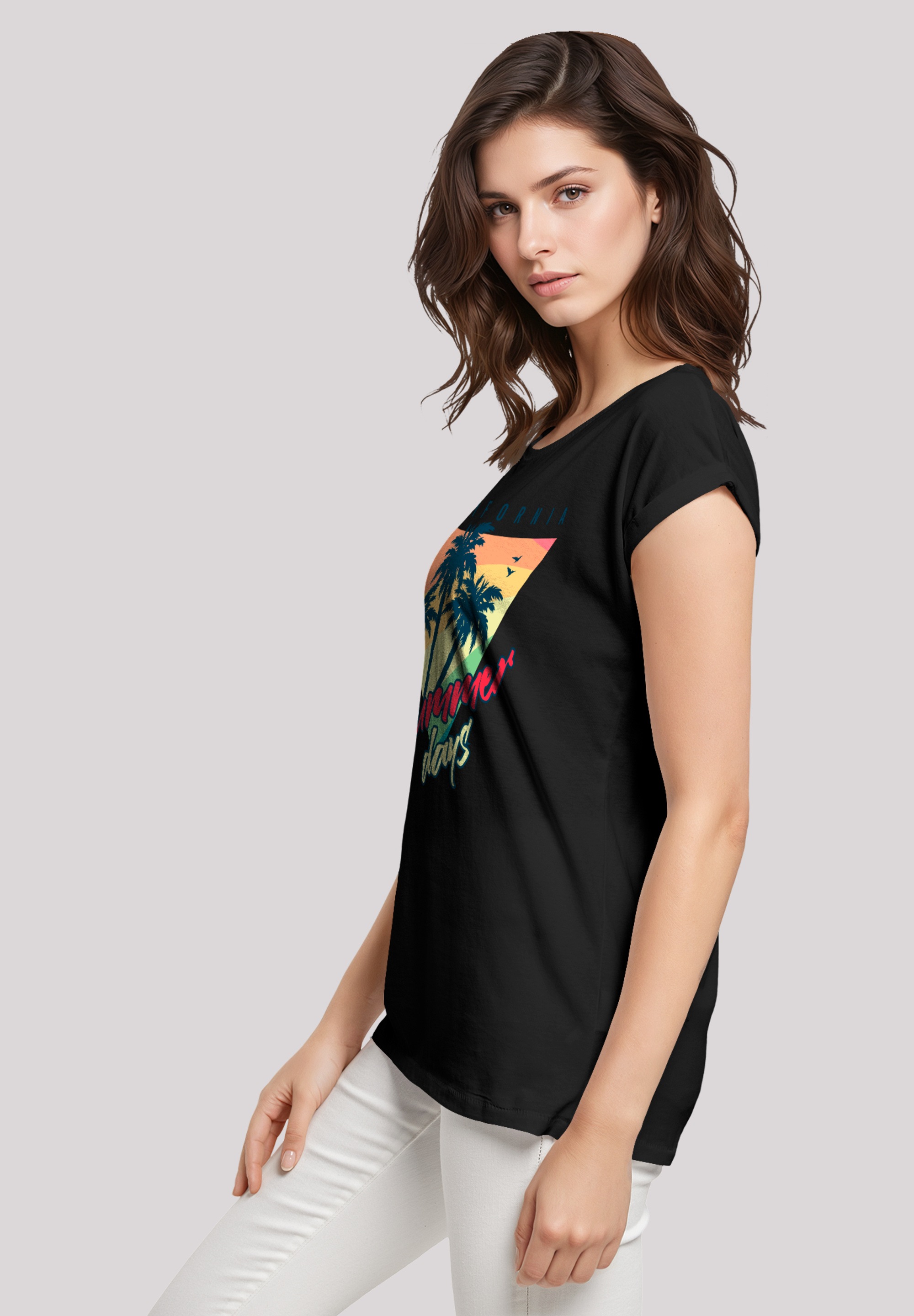 F4NT4STIC T-Shirt »California Palmen Retro«, Premium Qualität