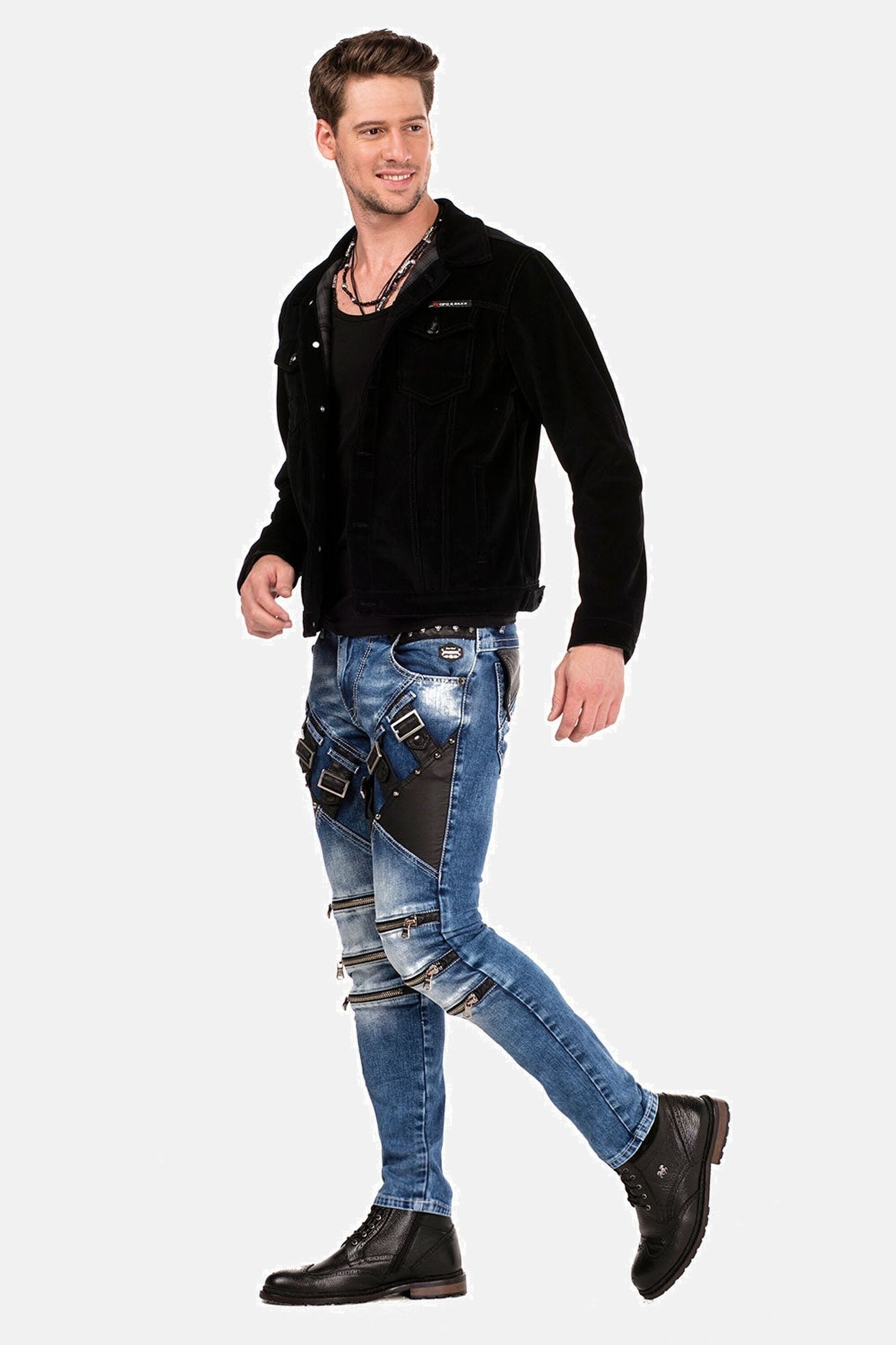 Cipo & Baxx Outdoorjacke »Jacke«, ohne Kapuze, in Regular-Fit, CJ-226