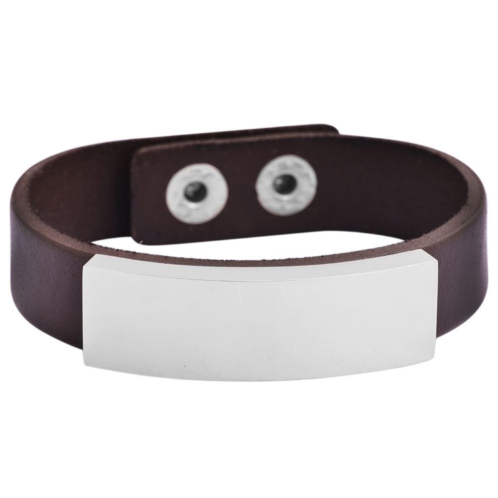 Adelia´s Armband »Armband aus Leder 22 cm« Ideal zum Verschenken – schlicht und stilvoll