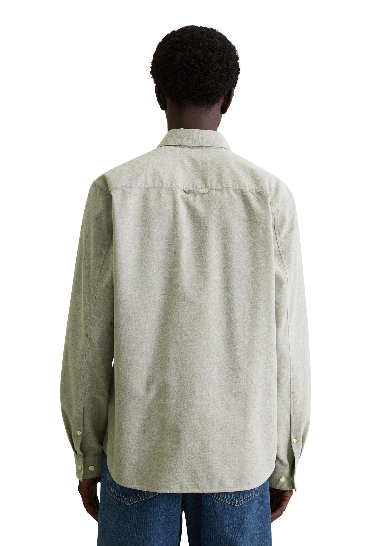 Marc O'Polo DENIM Langarmhemd »aus Bio-Baumwoll-Oxford-Qualität«