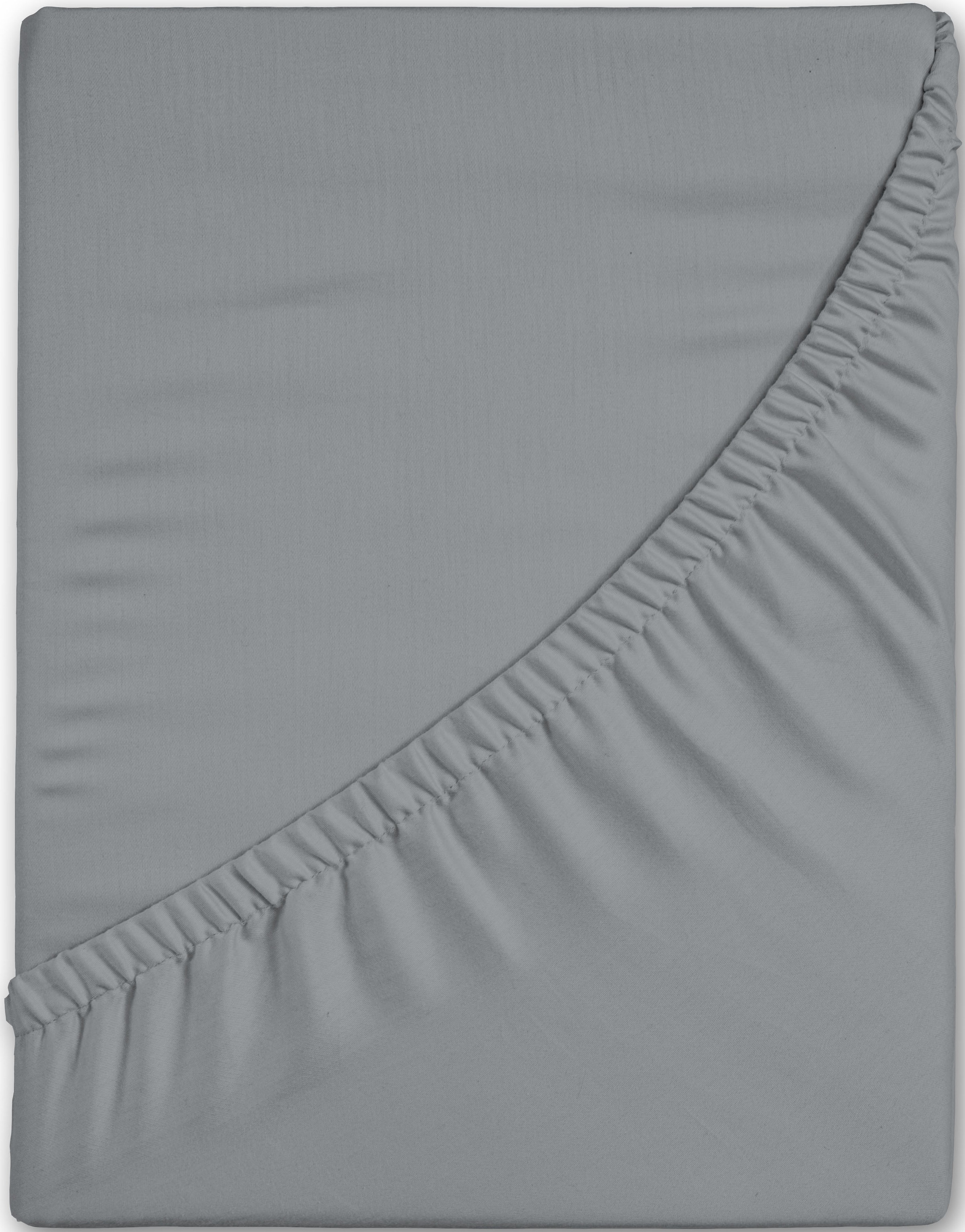good morning Spannbettlaken »Jersey Spannbettlaken«, 100% Baumwolle, Jersey, Rundumgummi, bis 25 cm höhe, 90/100x200, Weiß