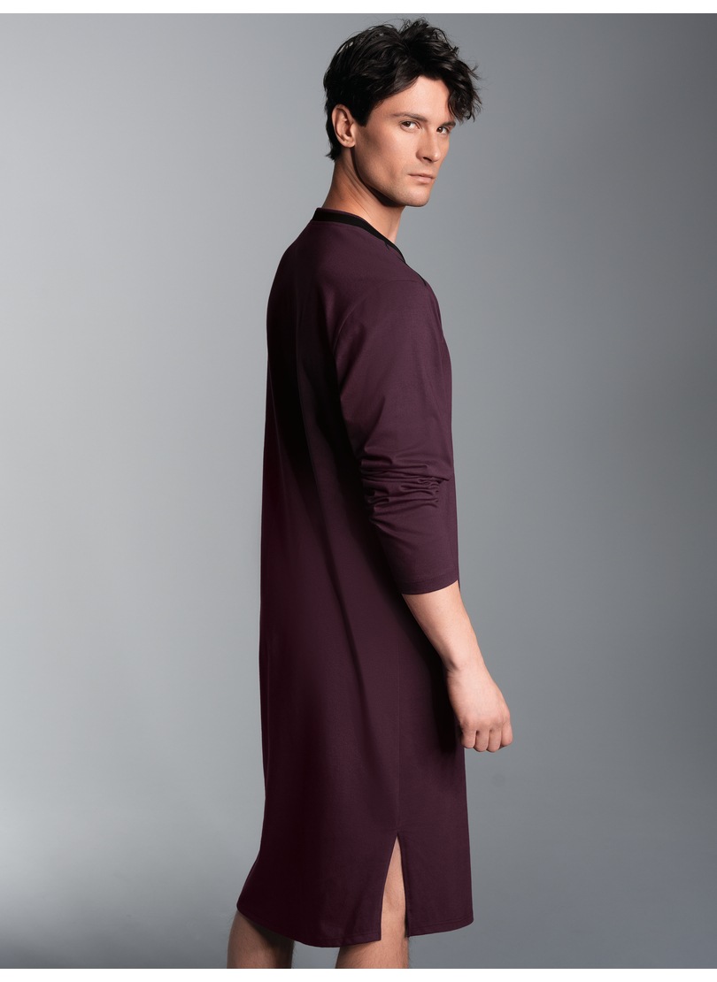 Thumbnail - Trigema Pyjama "TRIGEMA Herren-Nachthemd aus Biobaumwolle (kbA)" 1 Stk. tlg.