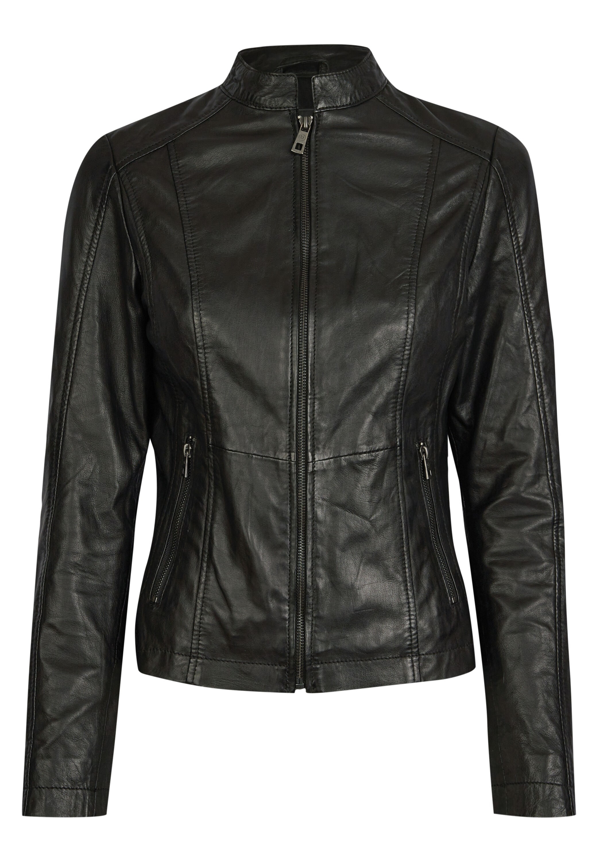 bugatti Lederjacke »BULady-114« ohne Kapuze aus weichem Leder