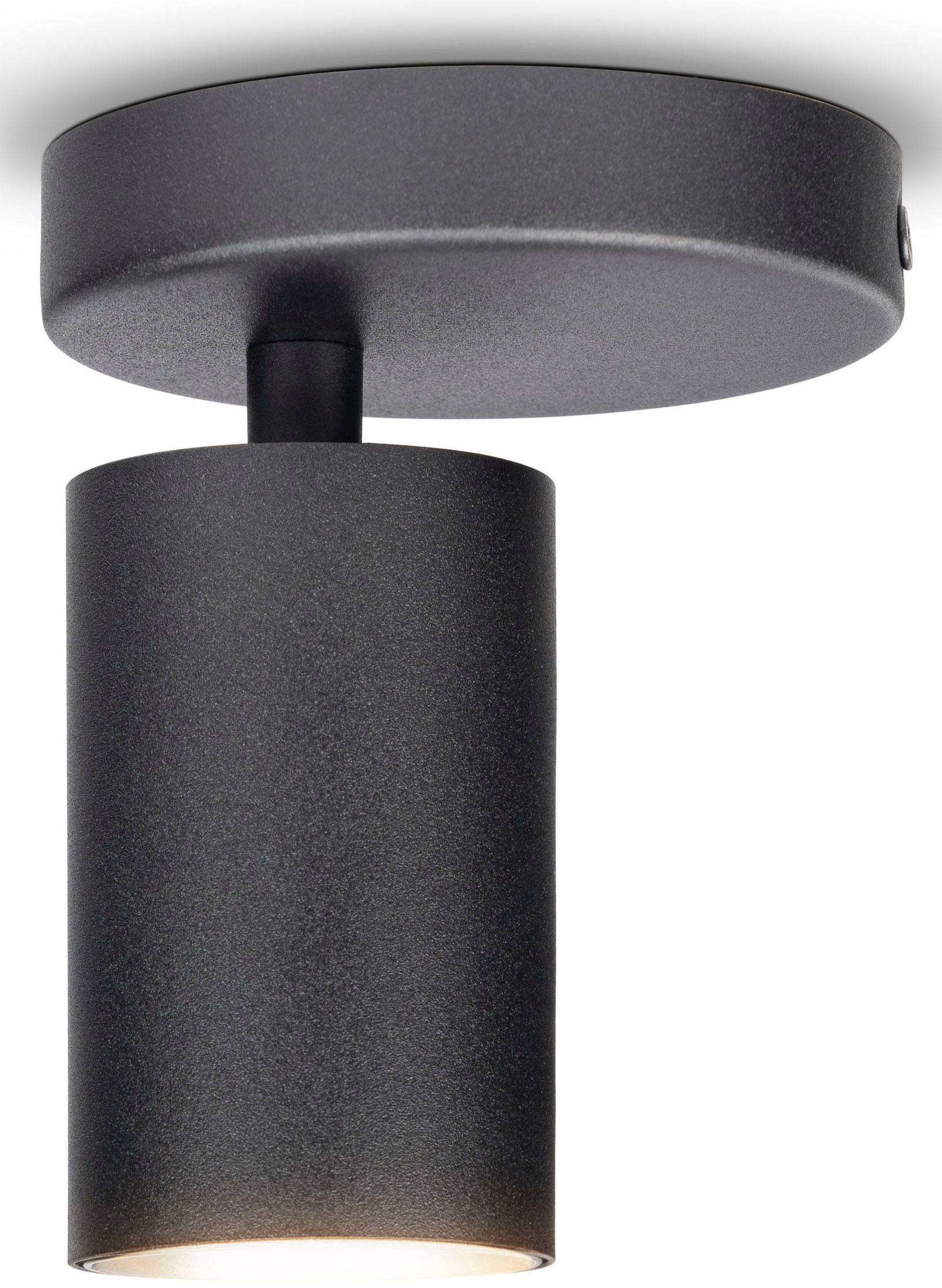 PACO HOME Wandleuchte "TIMO RD", schwarz, 1, Ø 5,7cm H: 12,7cm, Leuchten, Wandleuchte 2