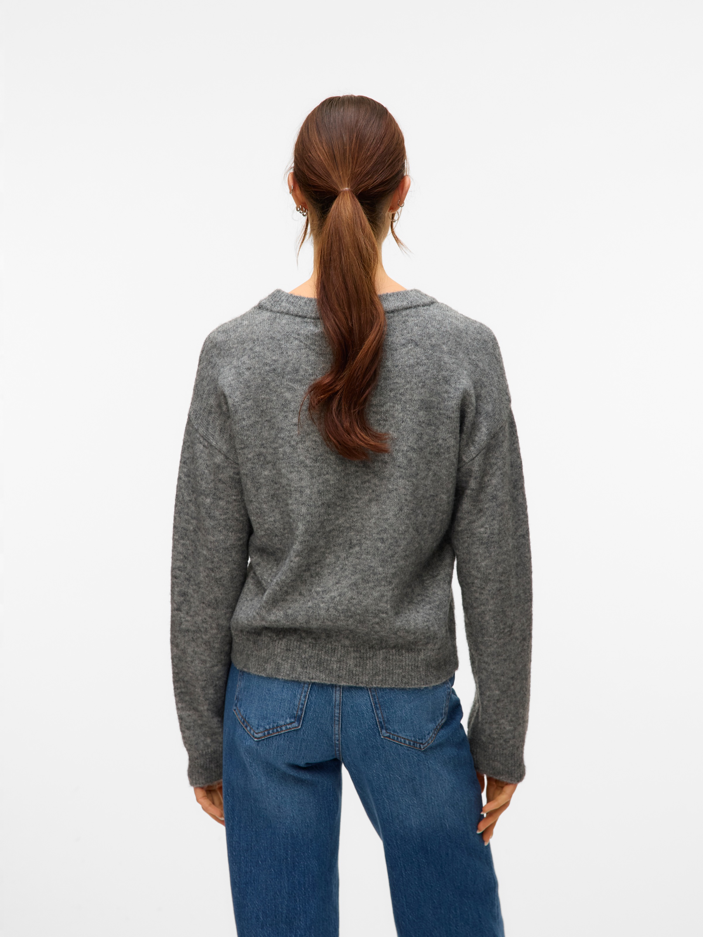 Thumbnail - Vero Moda Strickpullover "VMAMOREMIO LS O-NECK PULLOVER BOO"