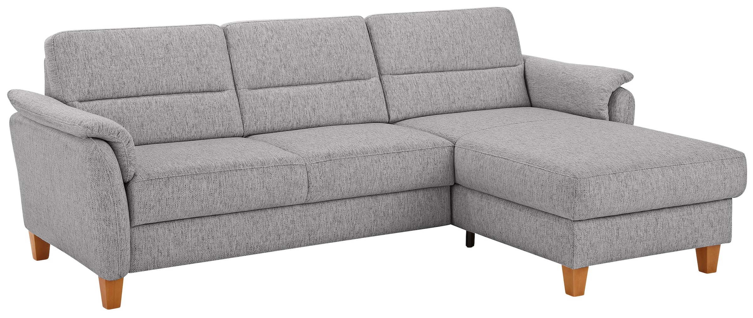 Home affaire Ecksofa "Palmera L-Form, B: 244 cm - OTTO. Verlässliche Qualität." optional Schlaffunktion & Bettkasten, Federkern