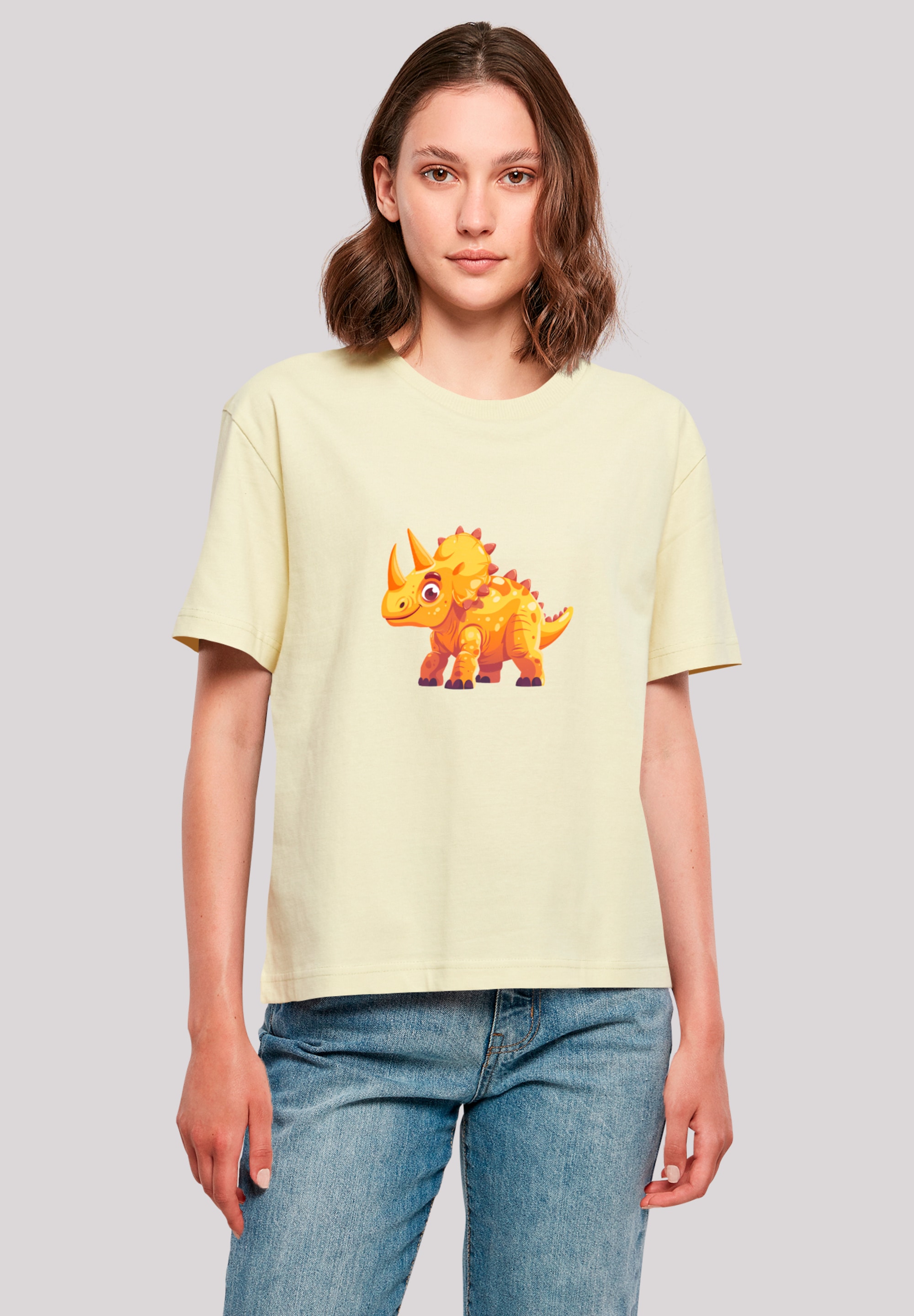 F4NT4STIC T-Shirt "Süßer Triceratops Dinosaurier", Premium Qualität günstig online kaufen