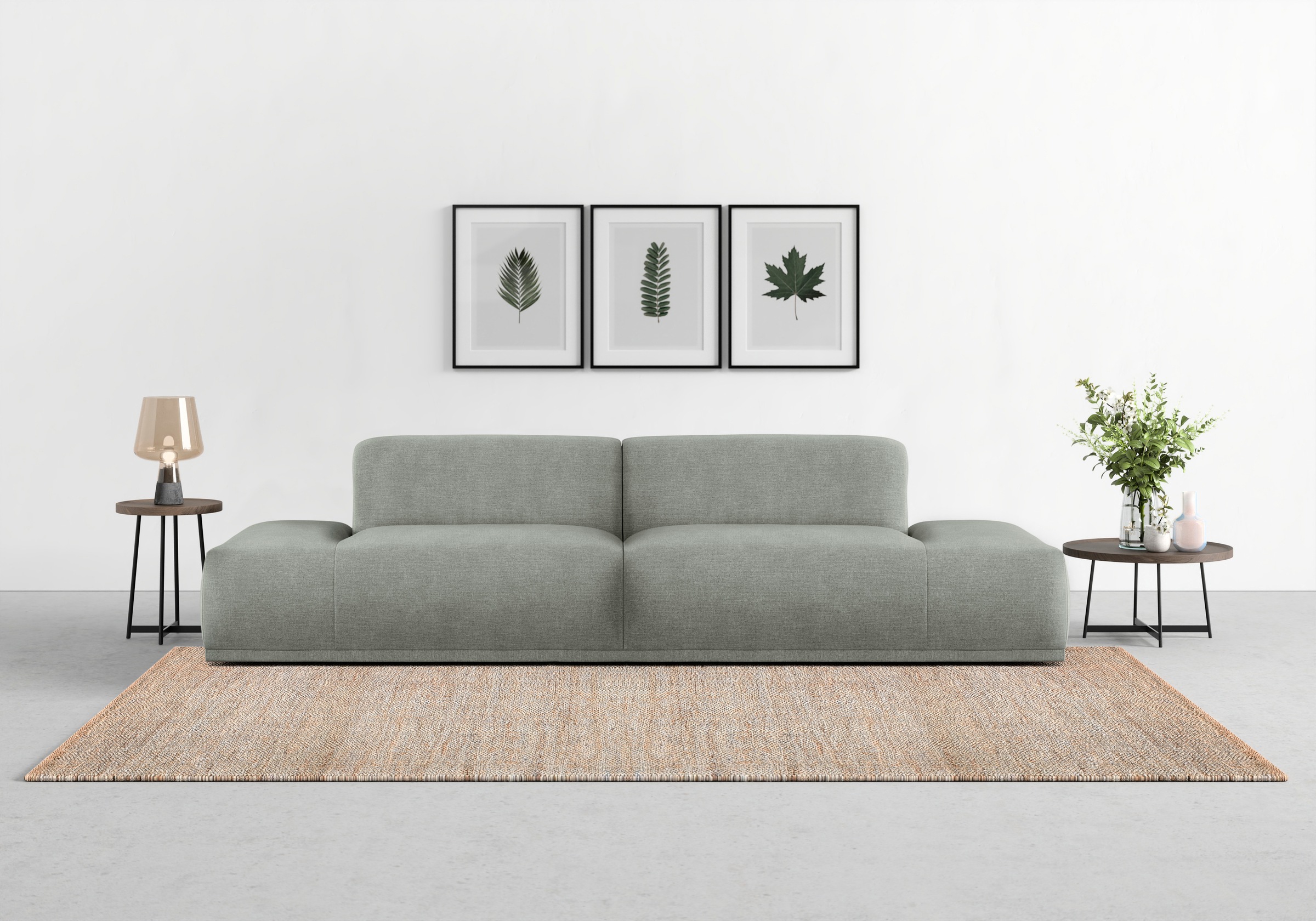 TRENDMANUFAKTUR Big-Sofa »Braga, toller Sitzkomfort, Designsofa«, in moderner Optik, mit hochwertigem Kaltschaum