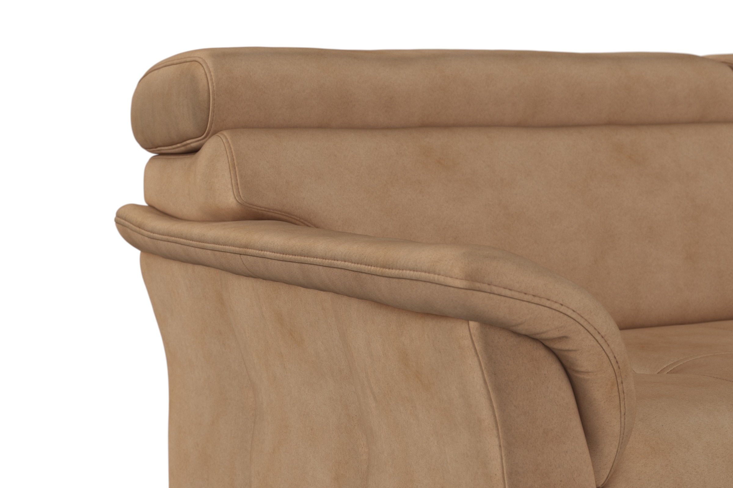 sit&more Ecksofa »Marano L-Form«, inklusive Kopfteilverstellung, wahlweise mit Bettfunktion, Bettkasten