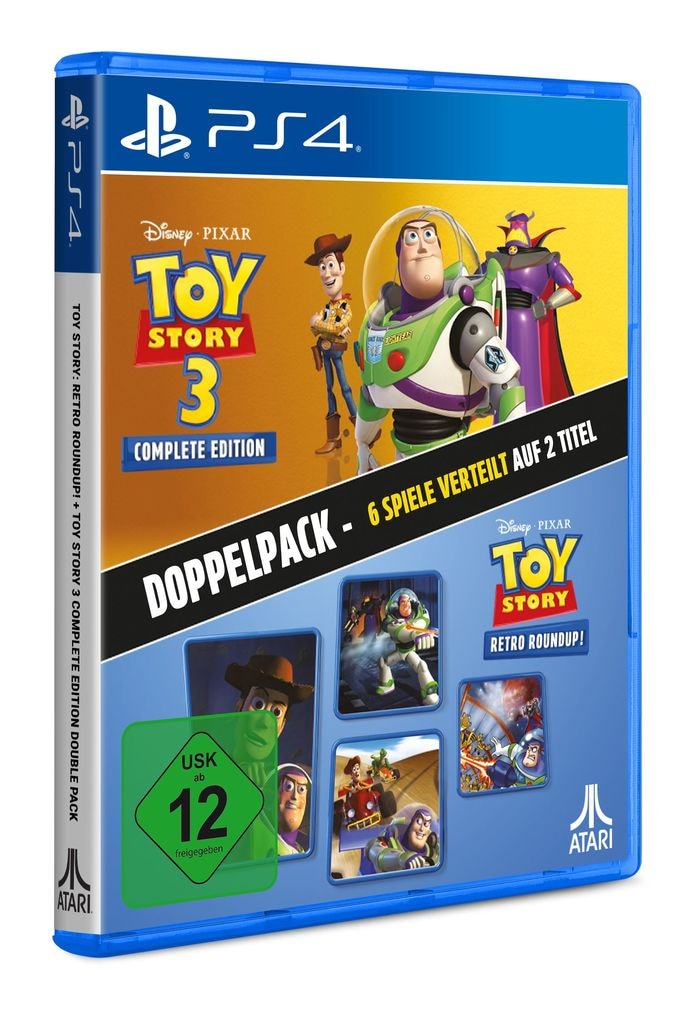 ATARI Spielesoftware »Toy Story: Retro Roundup! + Toy Story 3 Complete Edition Double Pack« PlayStation 4