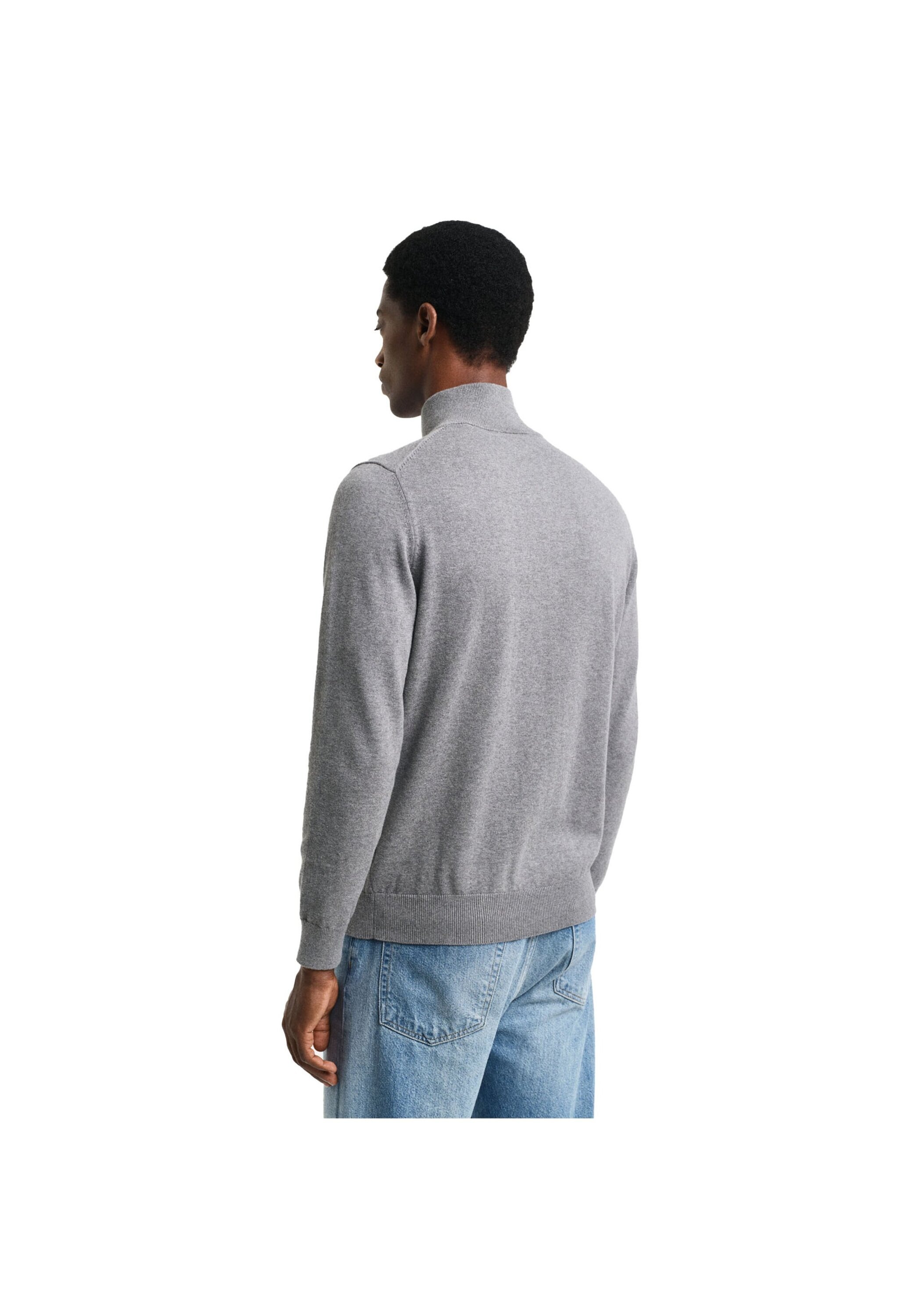 Gant Sweater »Strickpullover CLASSIC COTTON HALF ZIP«