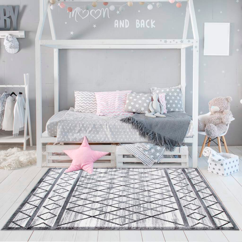 Carpet City Teppich "YOUNG964" rechteckig 11 mm Höhe Moderner Jugend- Kinde günstig online kaufen