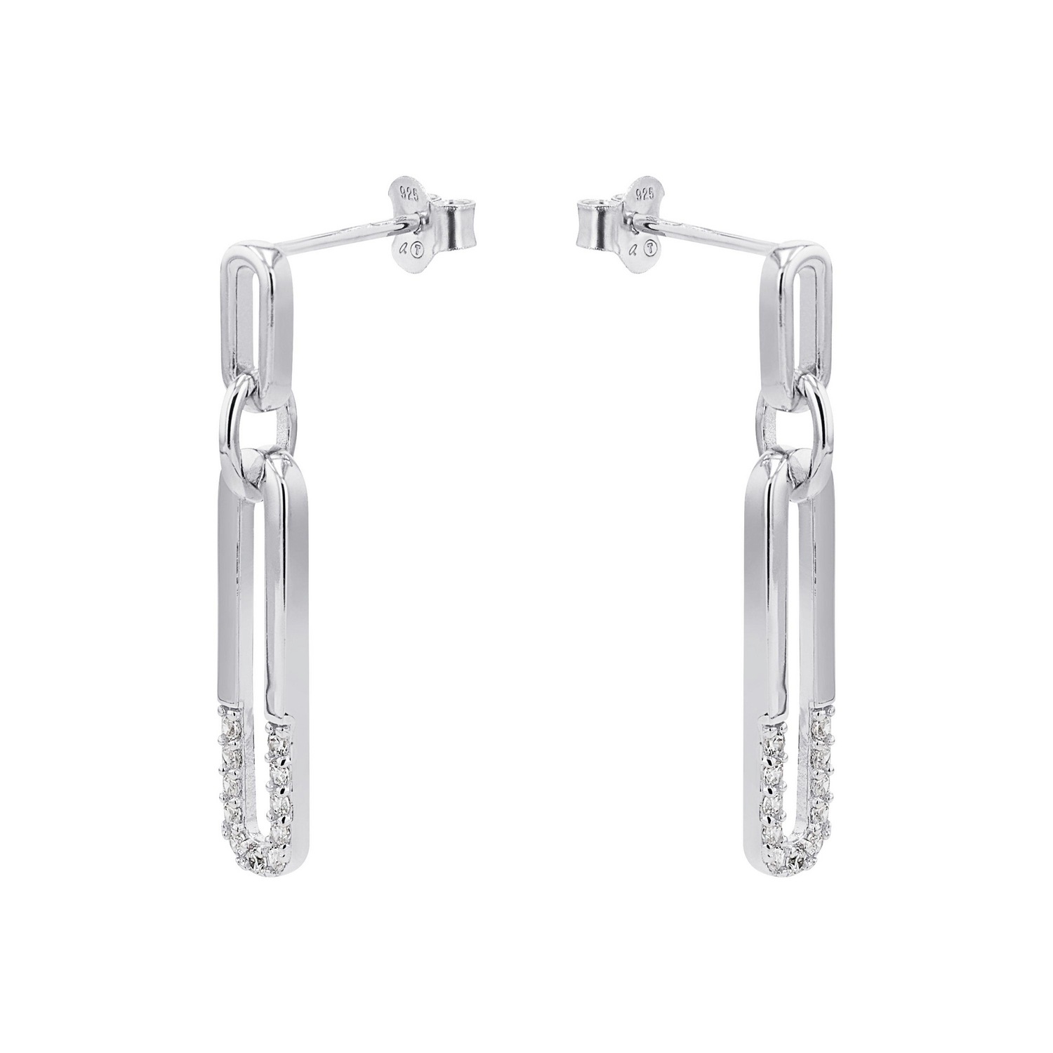 TOM TAILOR Paar Ohrhänger »Schmuck Geschenk Silber 925« mit Zirkonia (synth.)