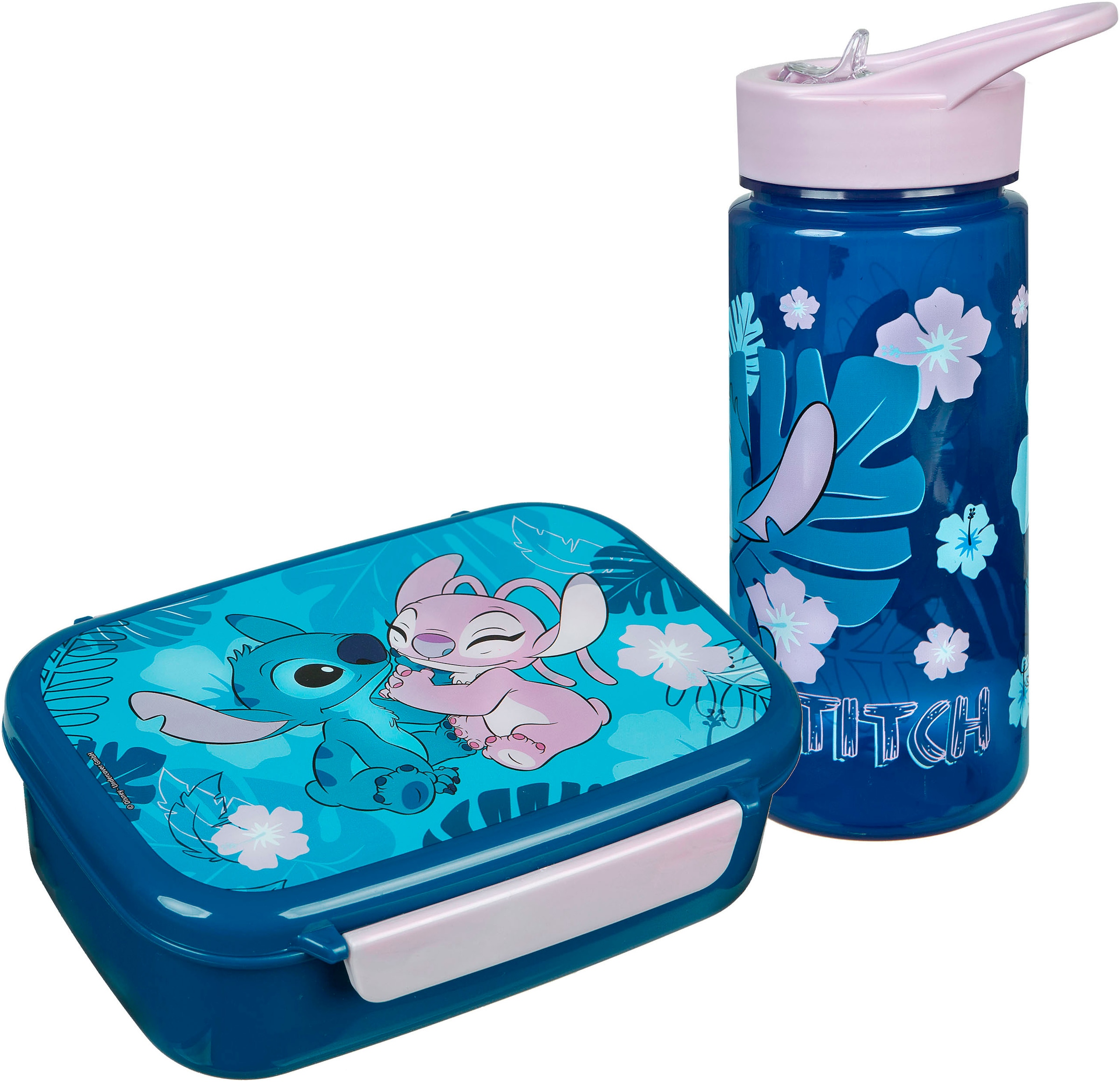 Lunchbox »Lilo & Stich«, (Set, 2 tlg.), mit Trinkflasche