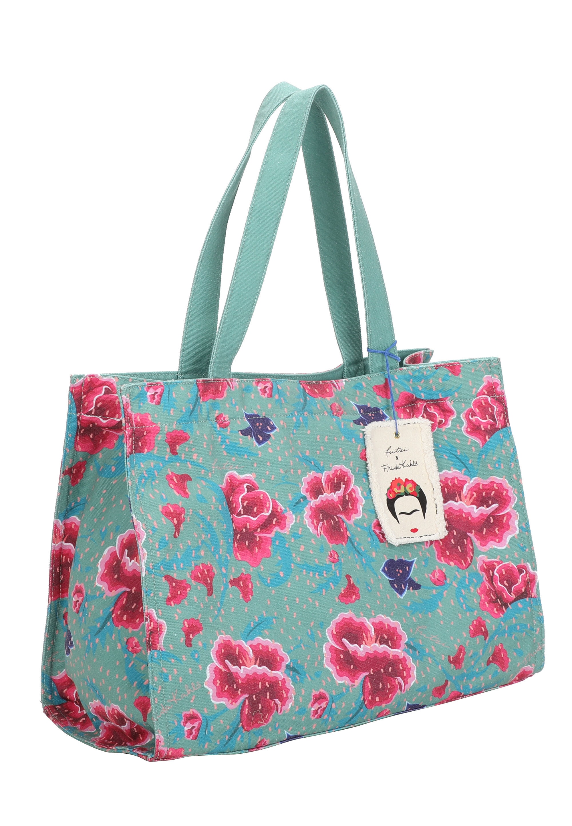 Fritzi aus Preußen Shopper »Fritzi x Frida Kahlo« mit Blumenprint