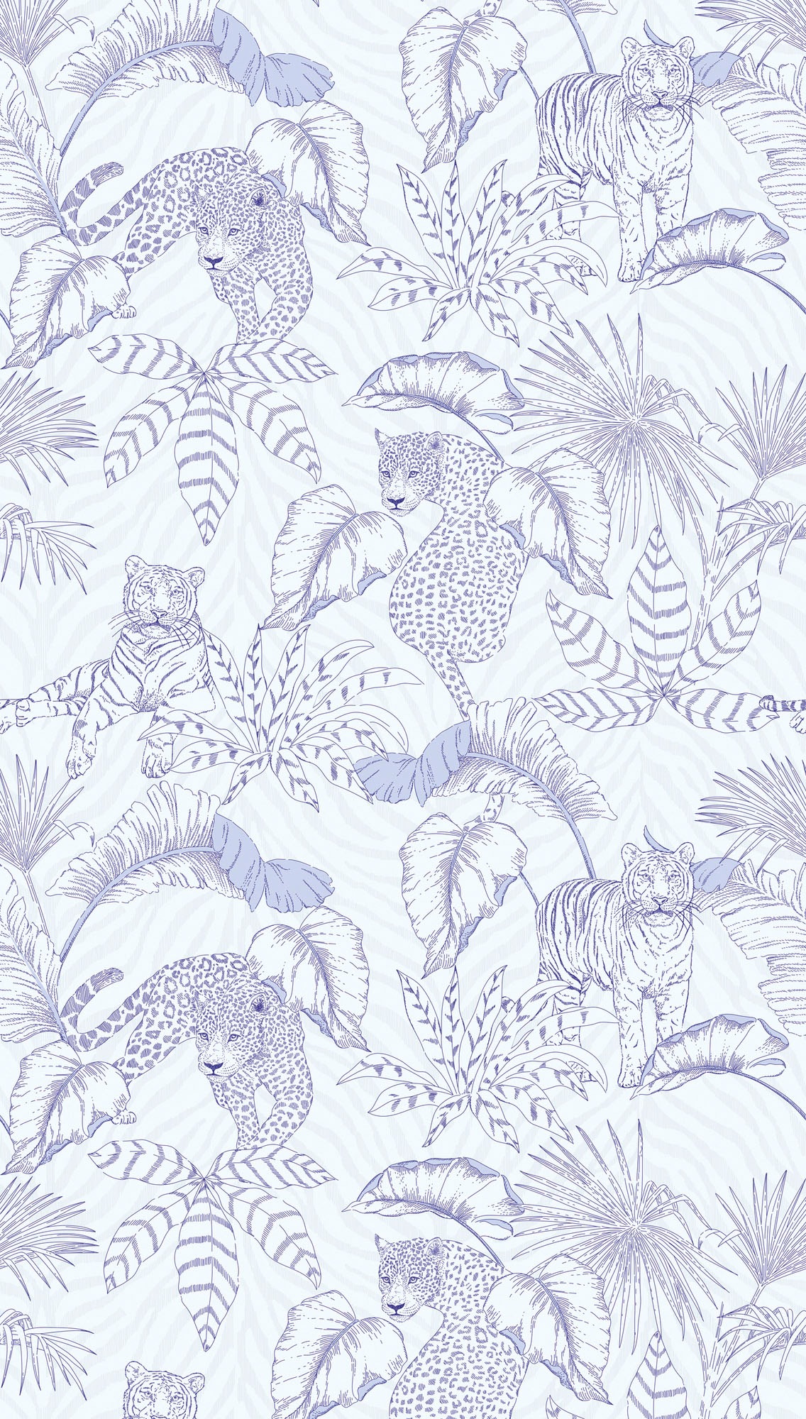 Metropolitan Stories Mural Big Cats & Botanicals Mural 392031