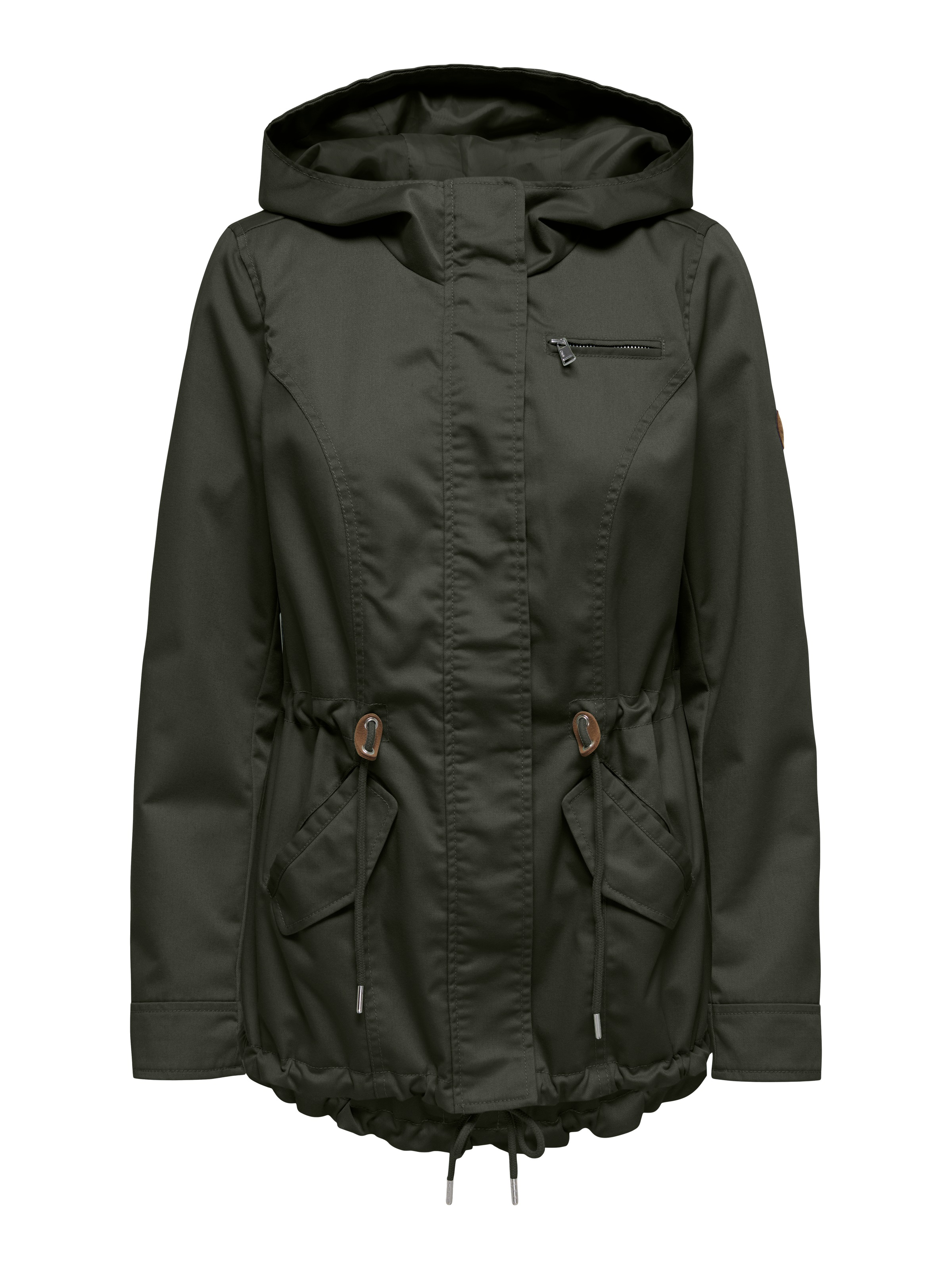 ONLY Parka "ONLLORCA LIFE CANVAS PARKA CC OTW" mit Kapuze mit Kordelzug in günstig online kaufen