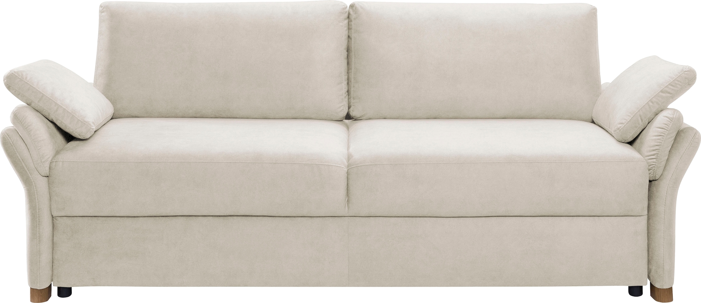 exxpo - sofa fashion 3-Sitzer »hochwertiger Sitzaufbau für hohen Sitzkomfort, bequeme Armlehnen«, inkl. Boxspring/Federkern-Polsterung, Bettfunktion und Bettkasten