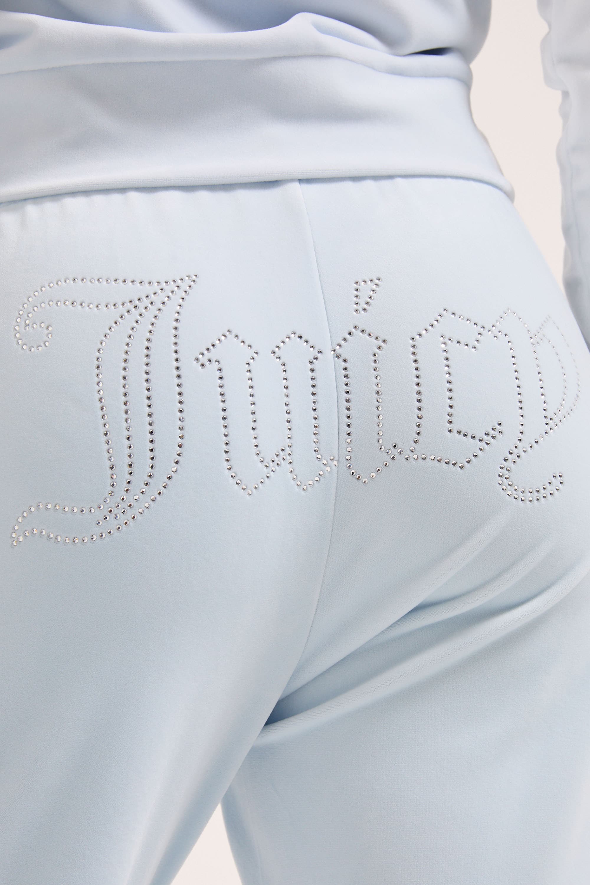 Juicy Couture Sweathose »TINA OUTLINE TRACKPANT WITH DIAMANTE BR Damen«  Trainingshose Damen, Sweathose, Velour, Jogginghose mit Glitzer, Sale