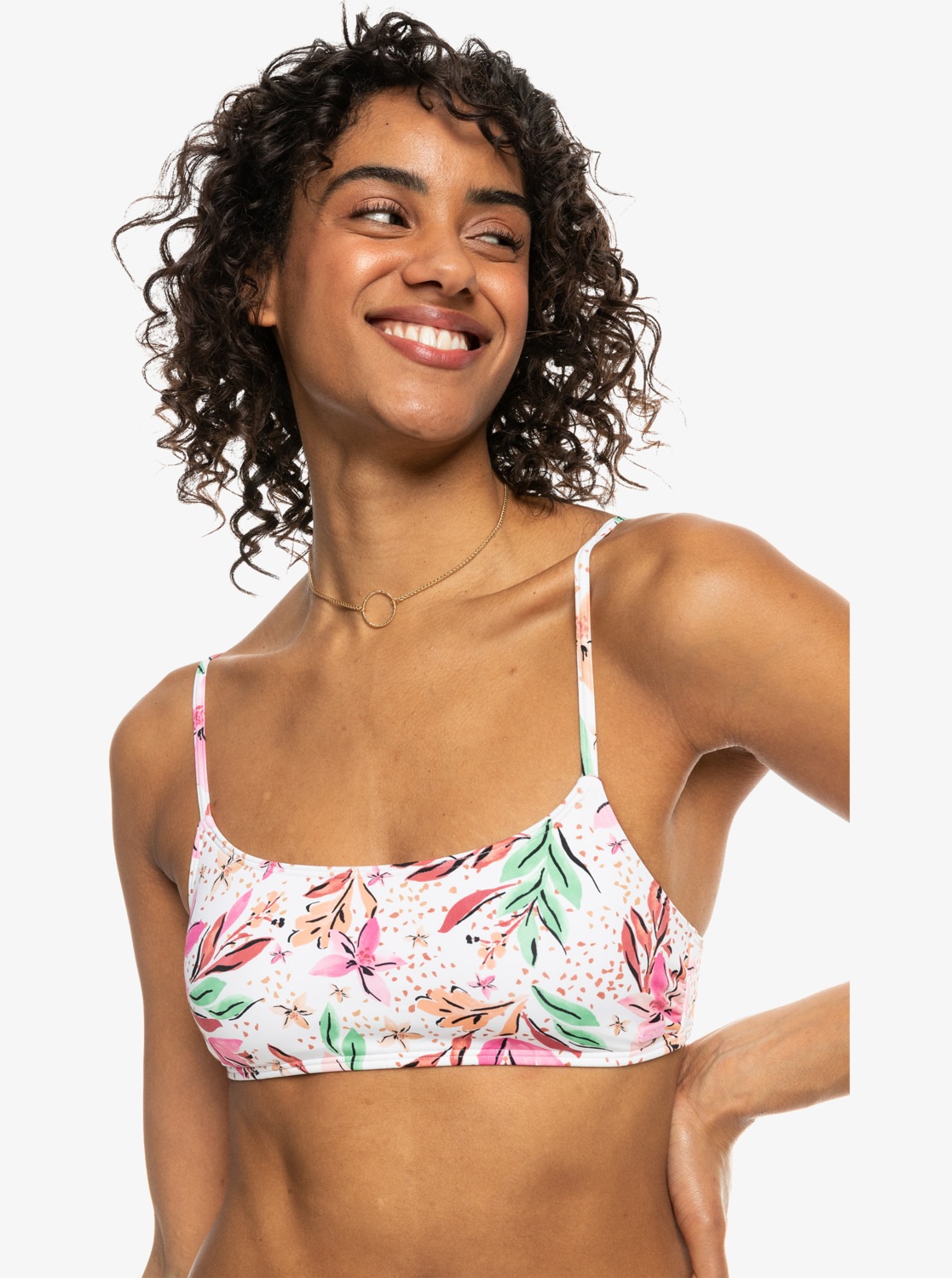 Roxy Bandeau-Bikini-Top "Printed Beach Classics" günstig online kaufen