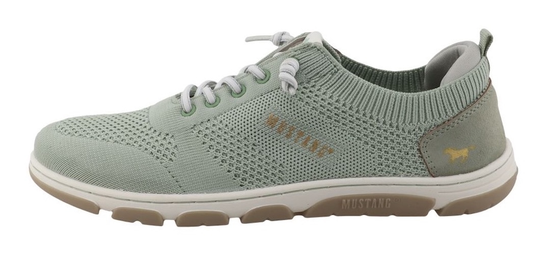 Mustang Shoes Slip-On Sneaker »Sue«  Freizeitschuh, Halbschuh, Slipper mit Logoschriftzügen