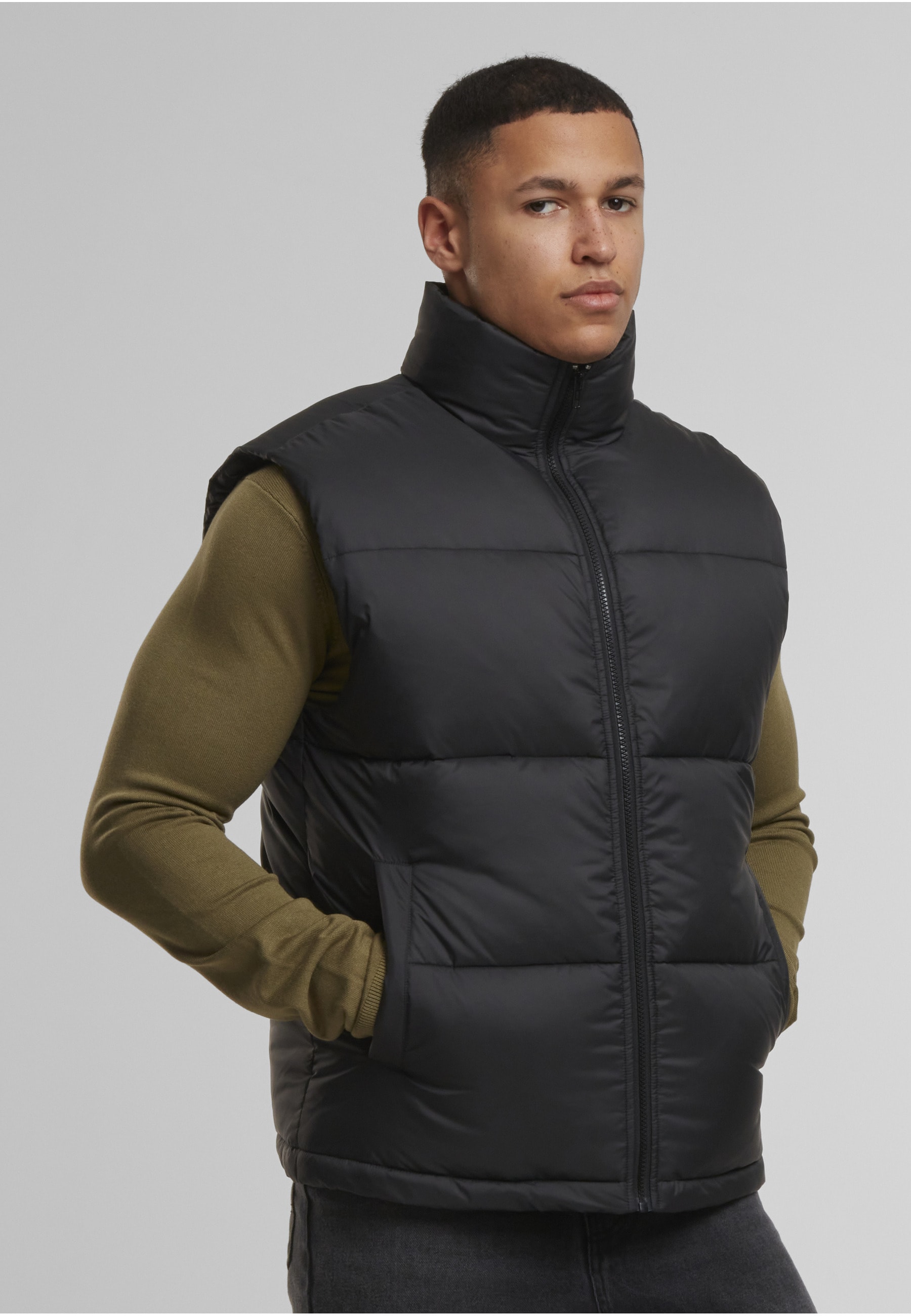 URBAN CLASSICS Steppweste »Urban Classics Basic Puffer Vest« 1 Stk.