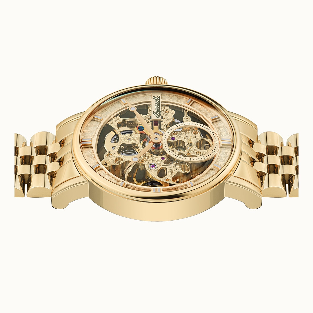 Ingersoll Automatikuhr »The Herald« Armbanduhr, Herrenuhr, Mechanische Uhr, Edelstahlarmband, analog