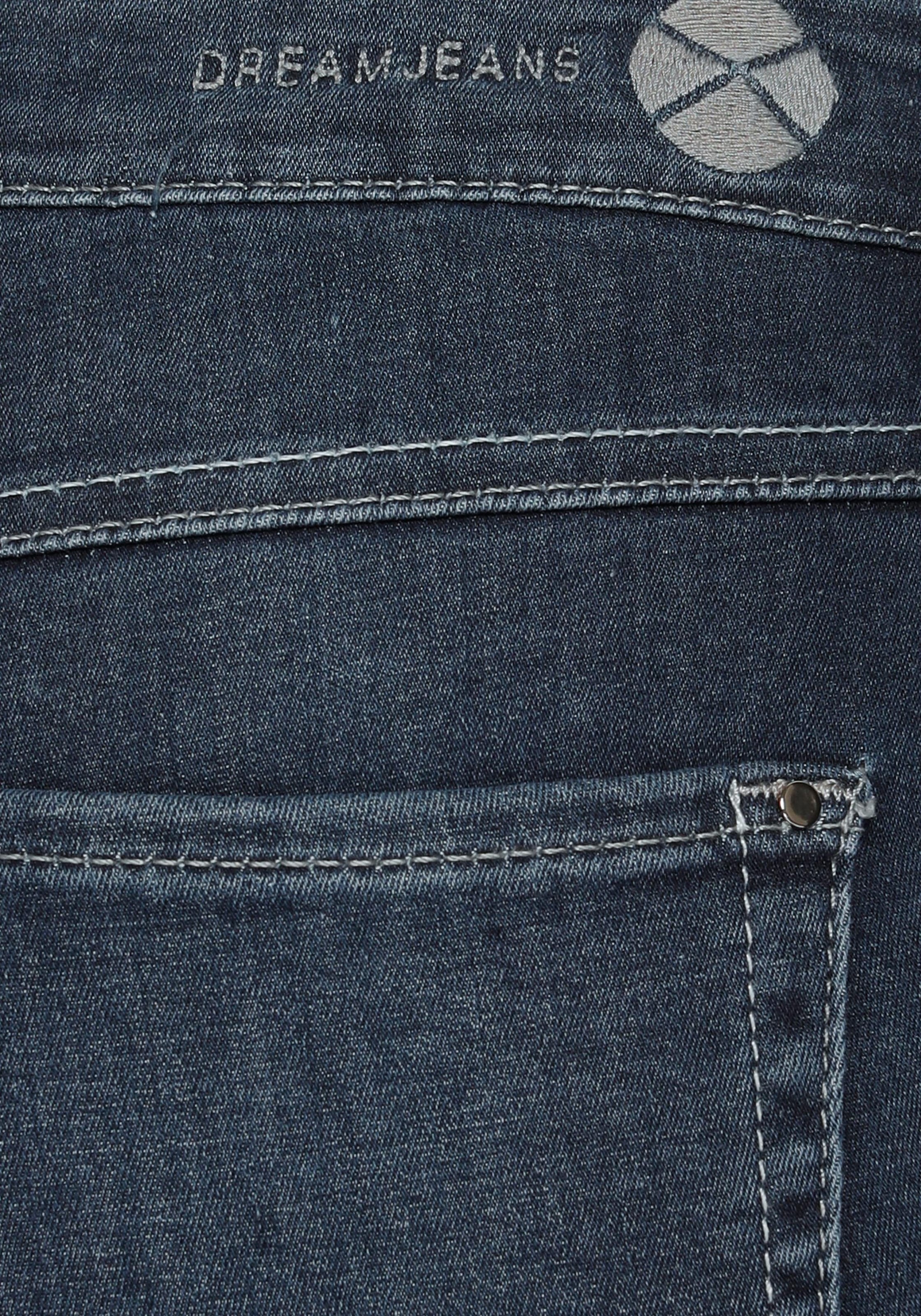 MAC 7/8-Jeans »Dream Chic«, verkürzte Form mit Reißverschluss
