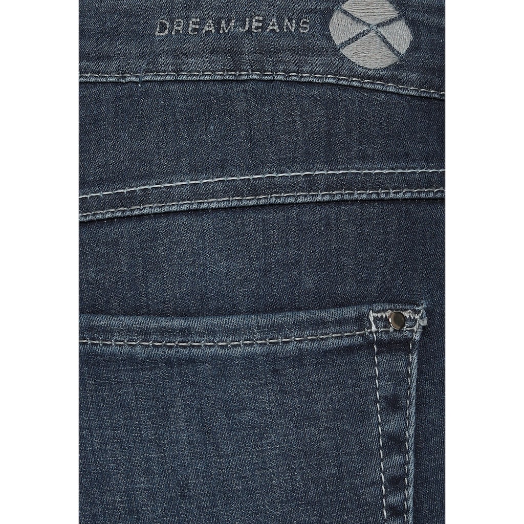 MAC 7/8-Jeans »Dream Chic«, verkürzte Form mit Reißverschluss