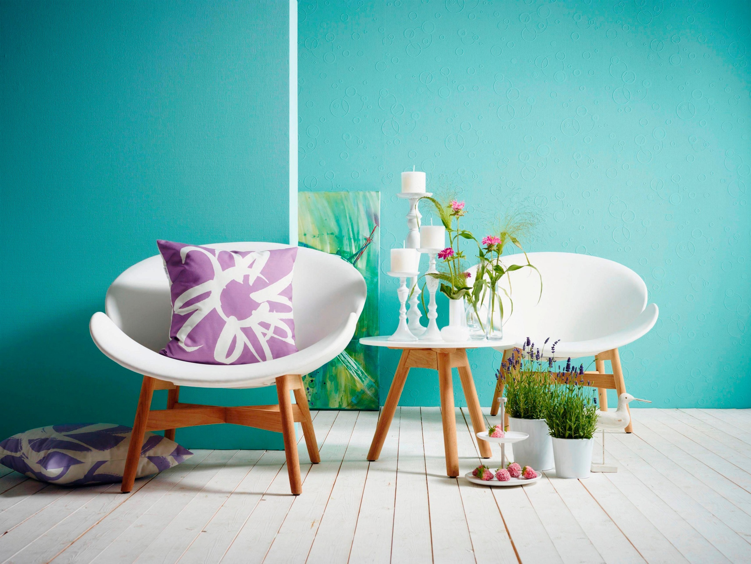 A.S. Création Vliestapete »Meistervlies«, geometrisch-grafisch-Motiv, Vlies Vinyl Wand Decke Schräge Tapeten Wohnzimmer Schlafzimmer Küche