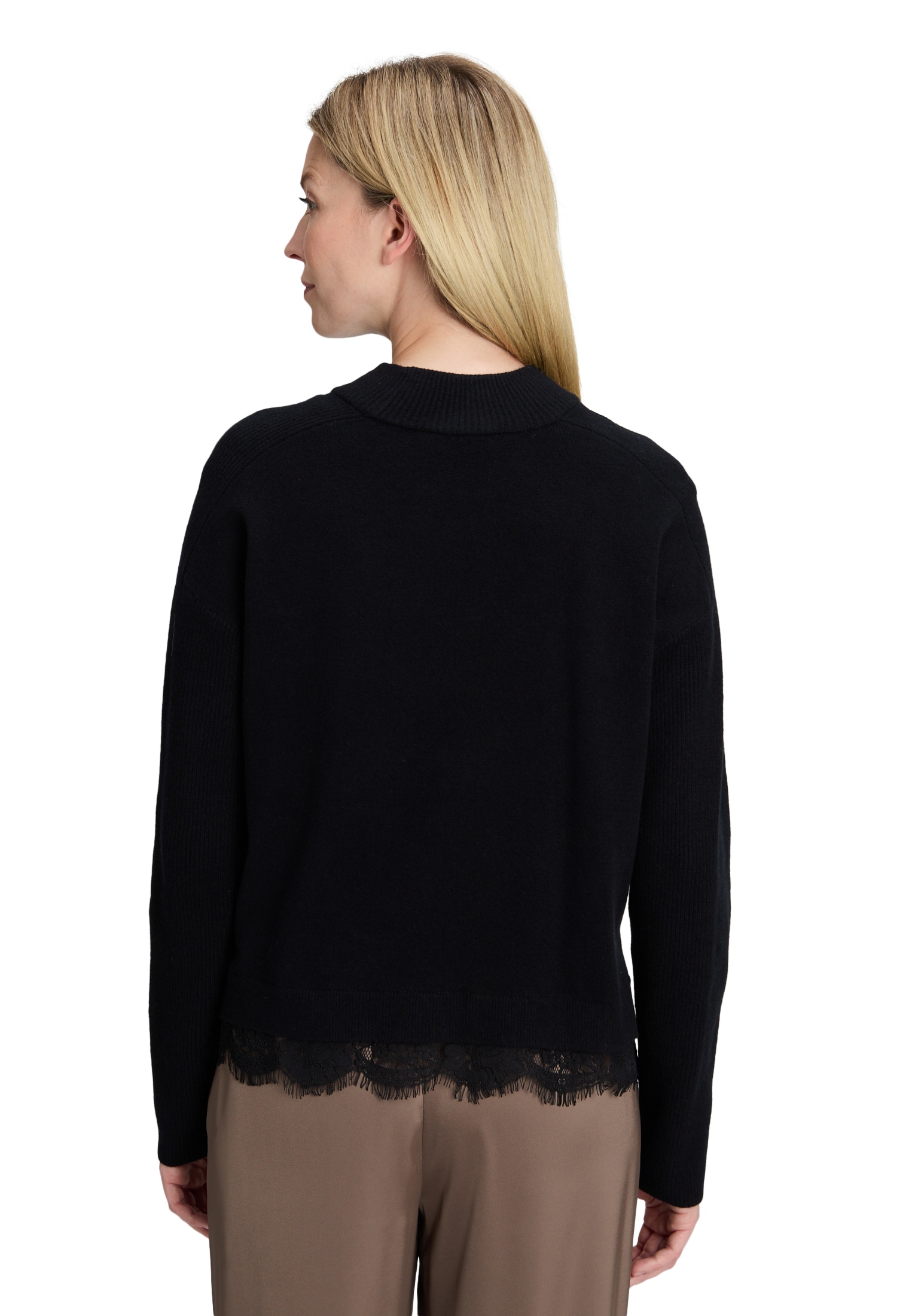 Betty Barclay Strickpullover »Damen mit Spitzenkante« 1 tlg.