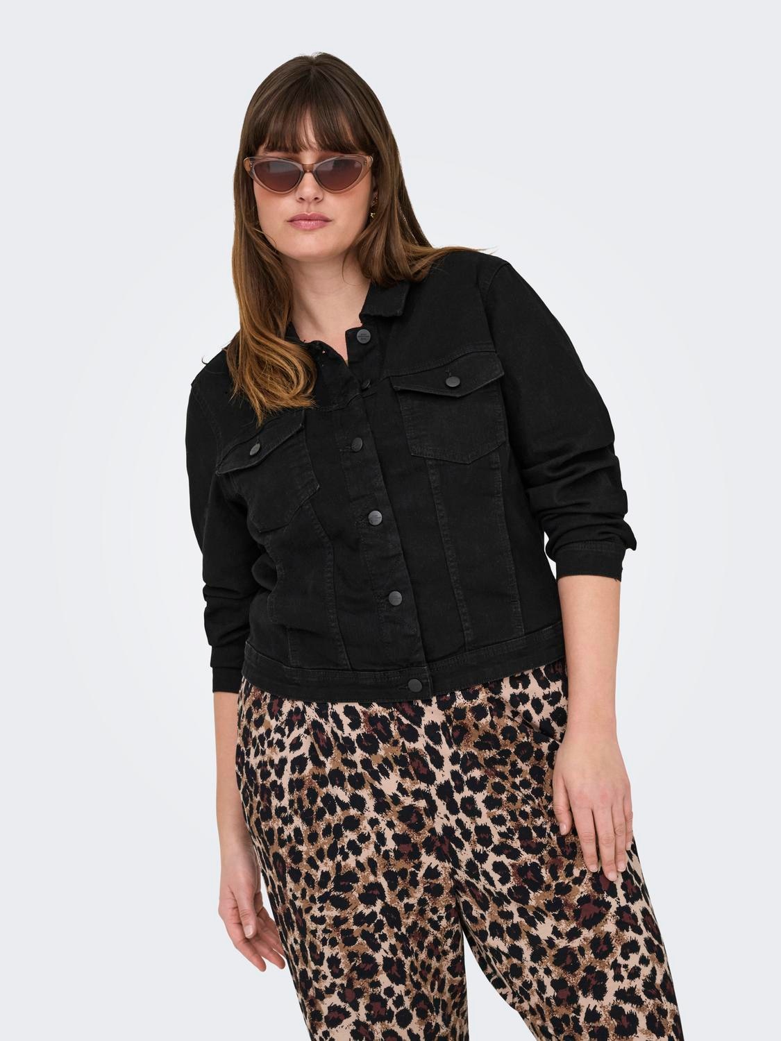 ONLY CARMAKOMA Jeansjacke "CARWESPA LS JACKET BLACK DNM" günstig online kaufen