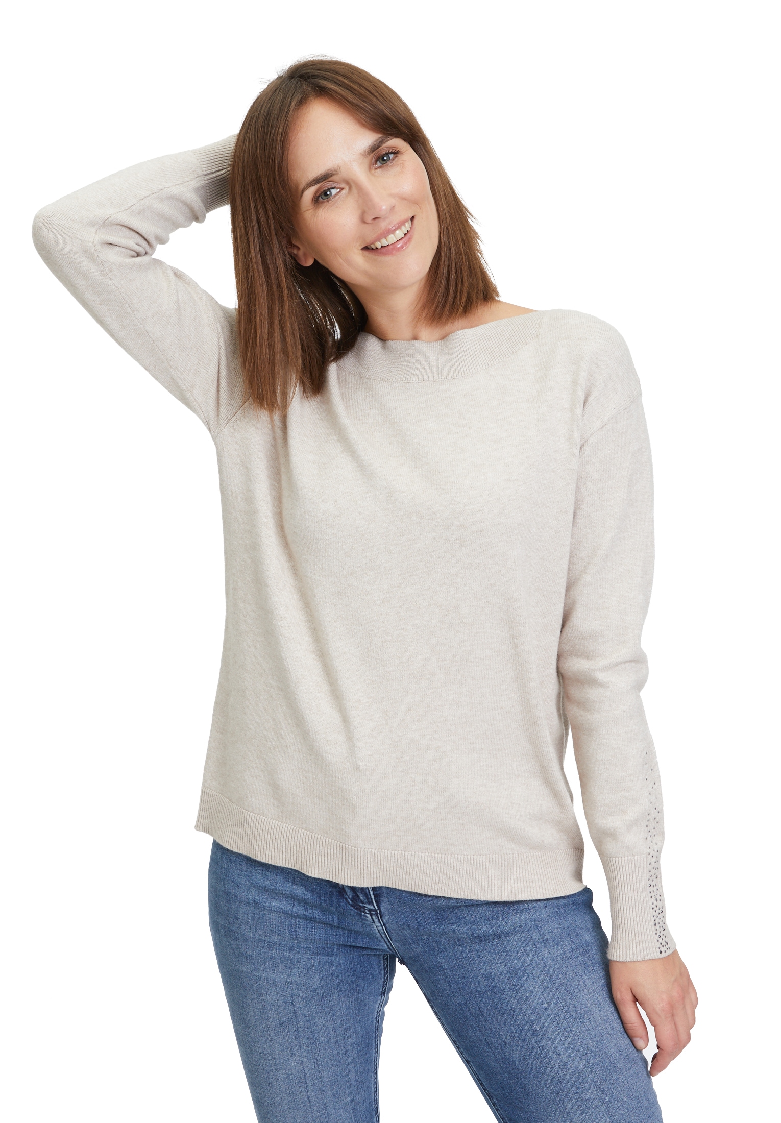 Betty Barclay Strickpullover "Betty Barclay Strickpullover langarm", Glitze günstig online kaufen