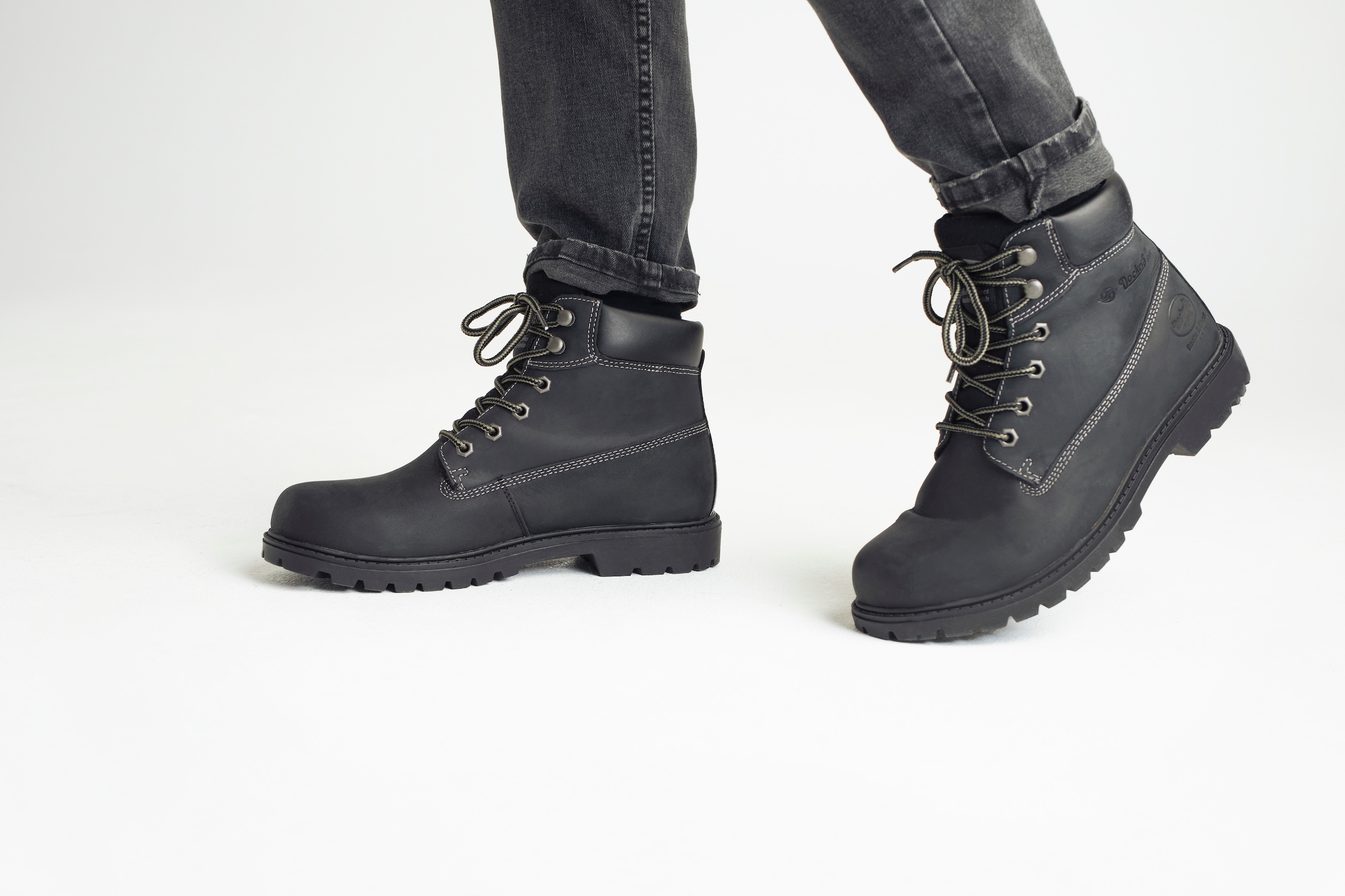 Dockers by Gerli Winterboots, Workerboots, Schnürstiefel mit Blockabsatz