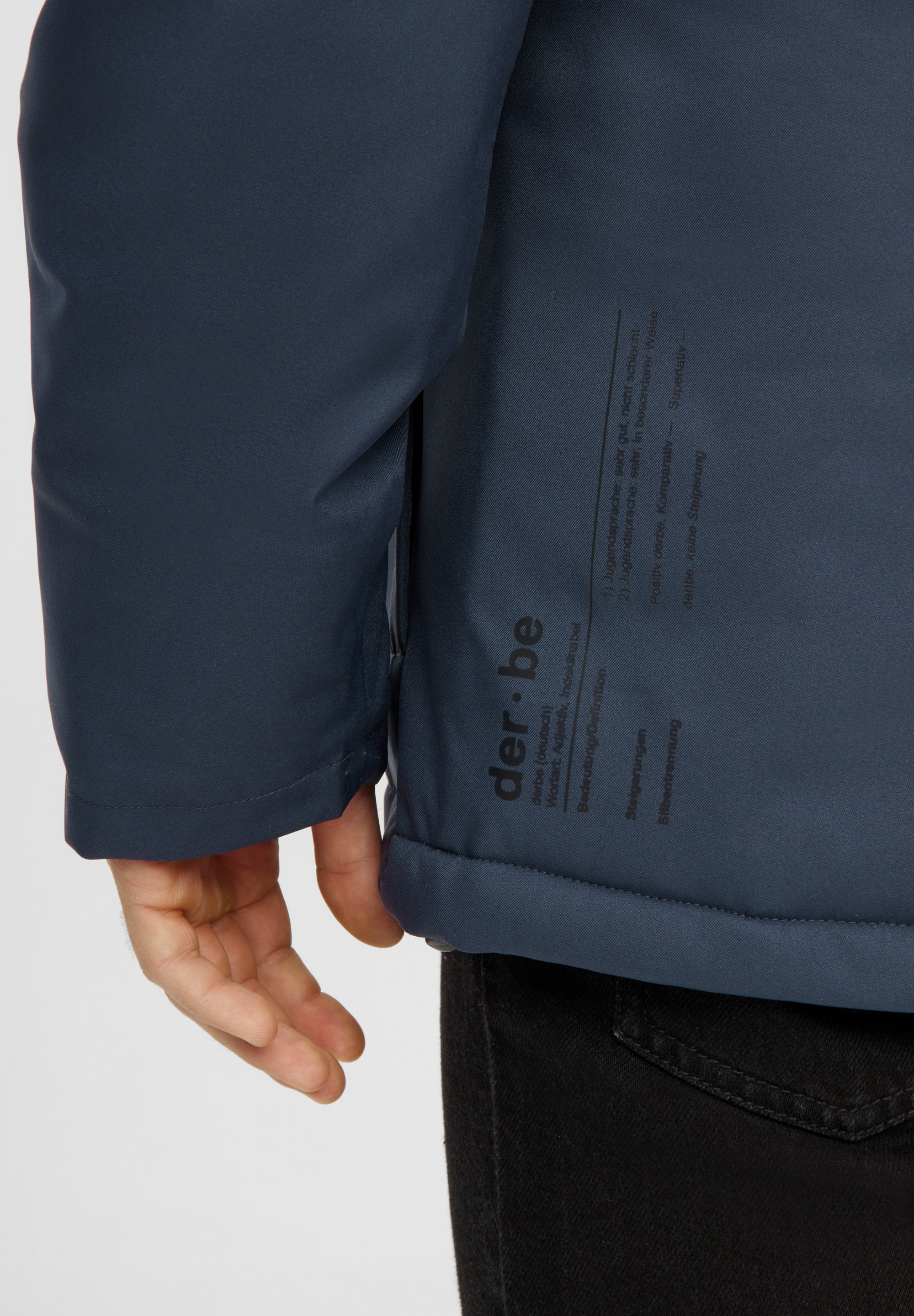 Derbe Winterjacke »Deutholm«, Moderne Funktionsmaterialien, wasserdicht, Innentasche