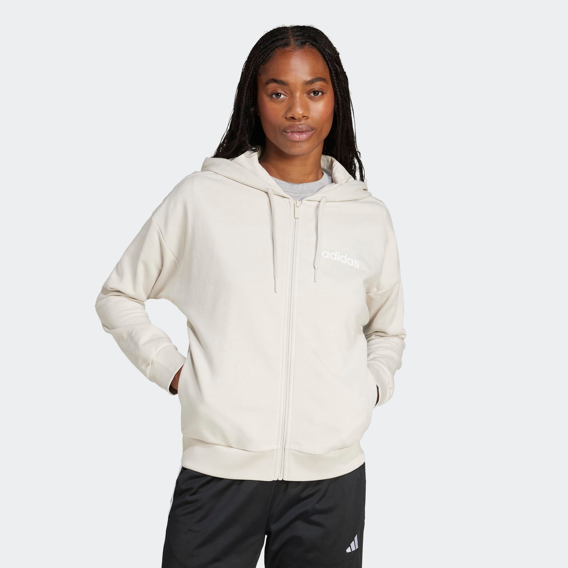 adidas Sportswear Kapuzensweatshirt "ESSENTIALS LINEAR FRENCH TERRY"