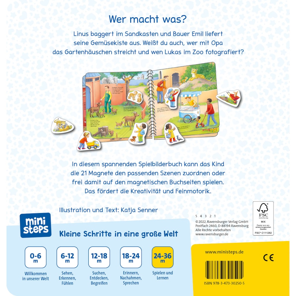 Ravensburger Buch »ministeps®, Wer macht was?«