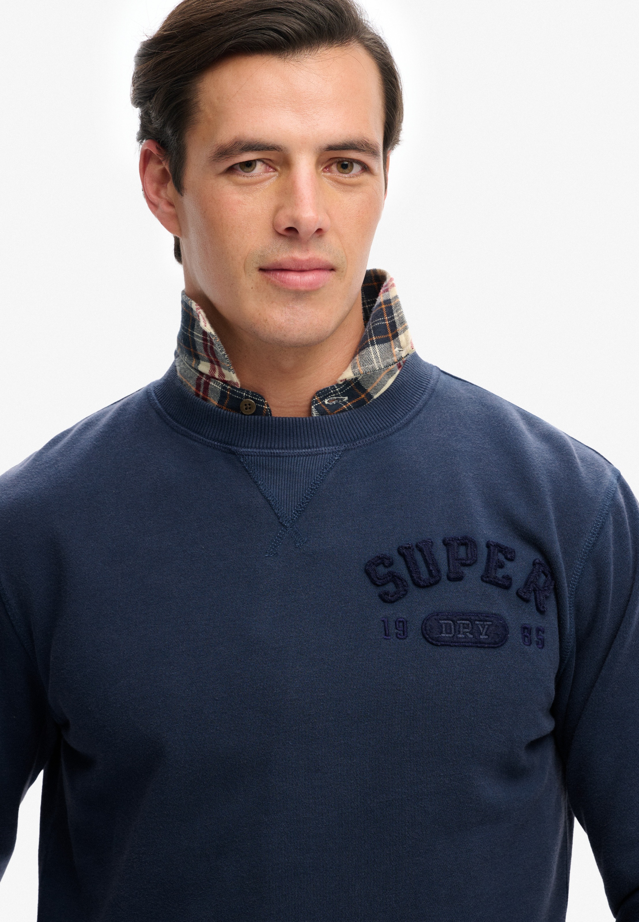 Superdry Sweat-shirt Vintage Athletic Tonal Crew Lauren Navy 3XL Homme 3