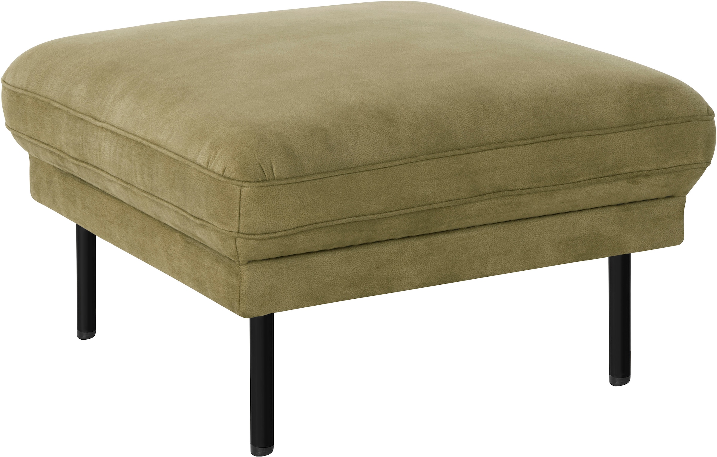 Home affaire Hocker "Nordfyn" edles Design in 3 Bezugsqualitäten, Design by günstig online kaufen