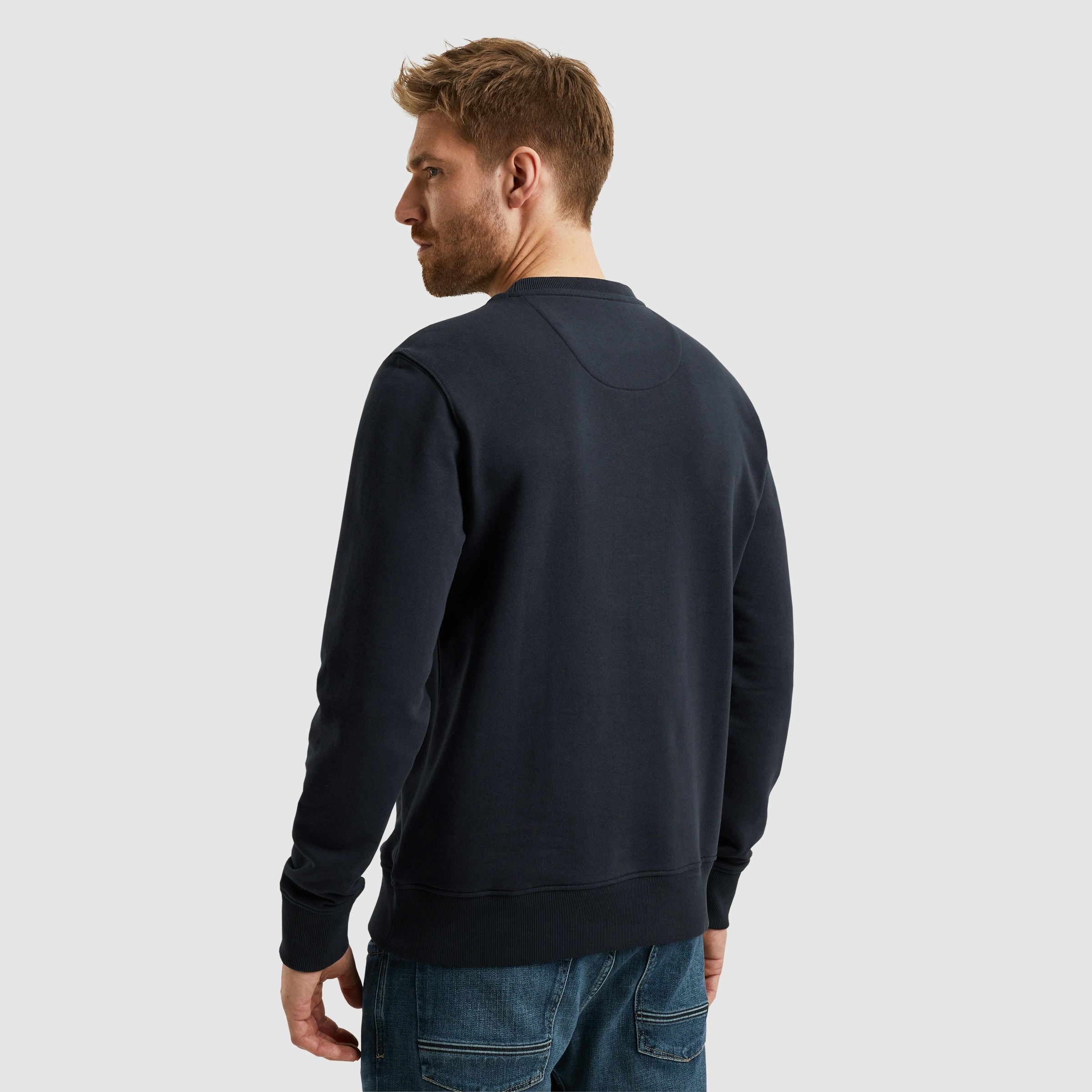 PME LEGEND Sweatshirt »Crewneck soft terry with logo«, mit Logo Stickerei