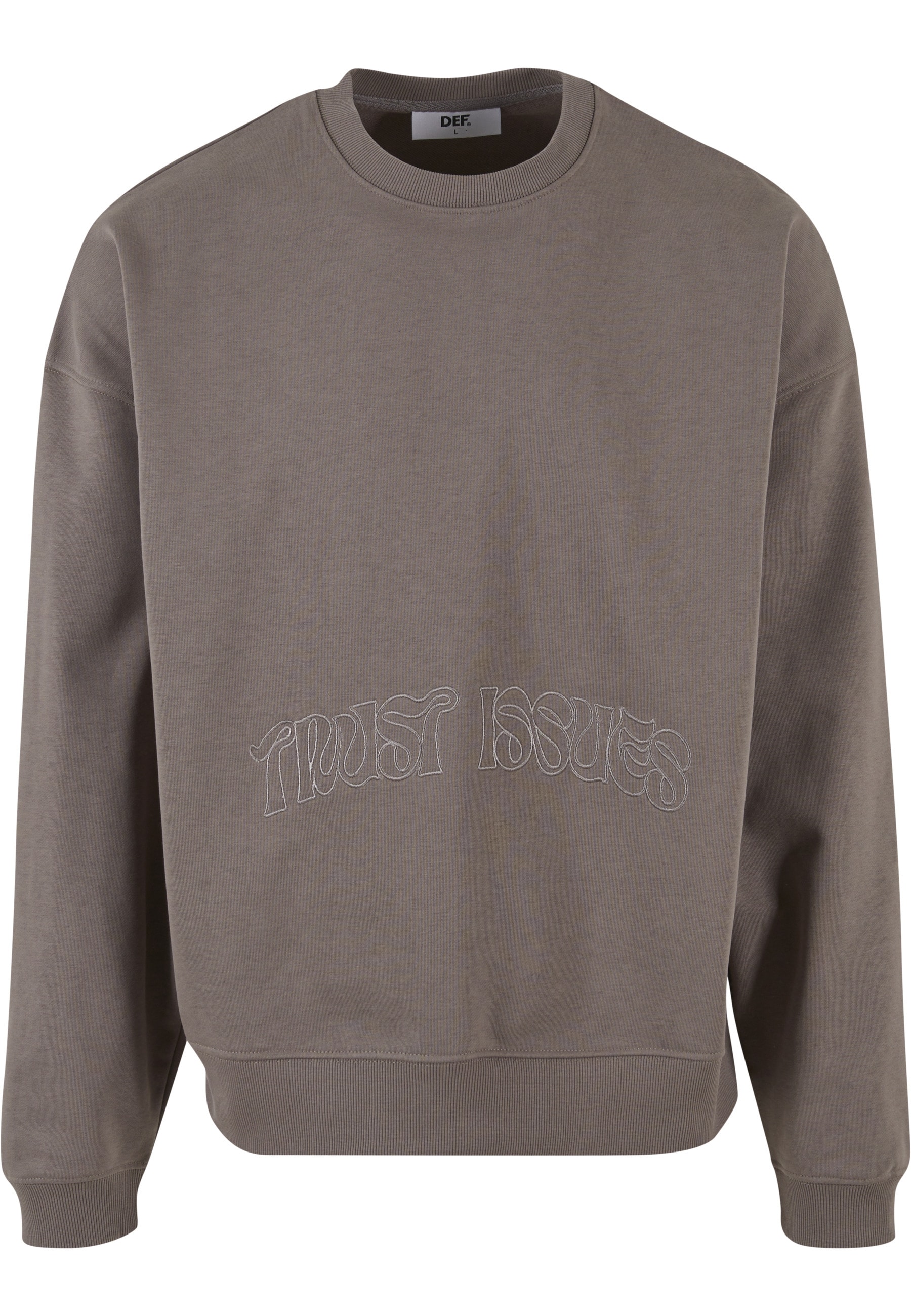 DEF Rundhalspullover "DEF DEF Trust Issues Pullover" 1 Stk.