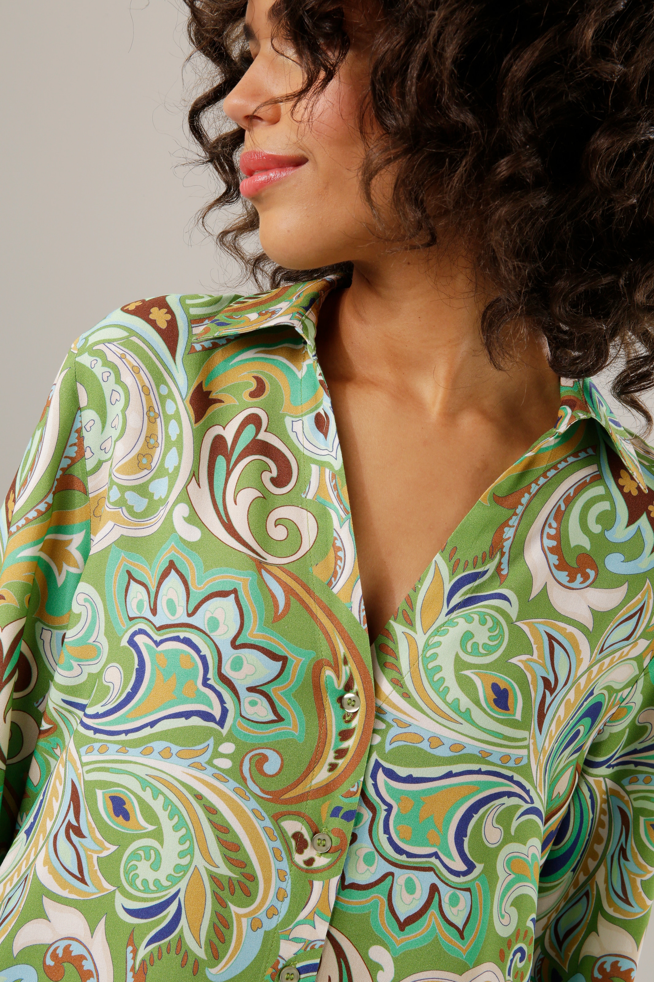 ein jedes NEUE Teil Unikat online kaufen KOLLEKTION BAUR | graphische Paisley-Muster Hemdbluse, - CASUAL - Aniston