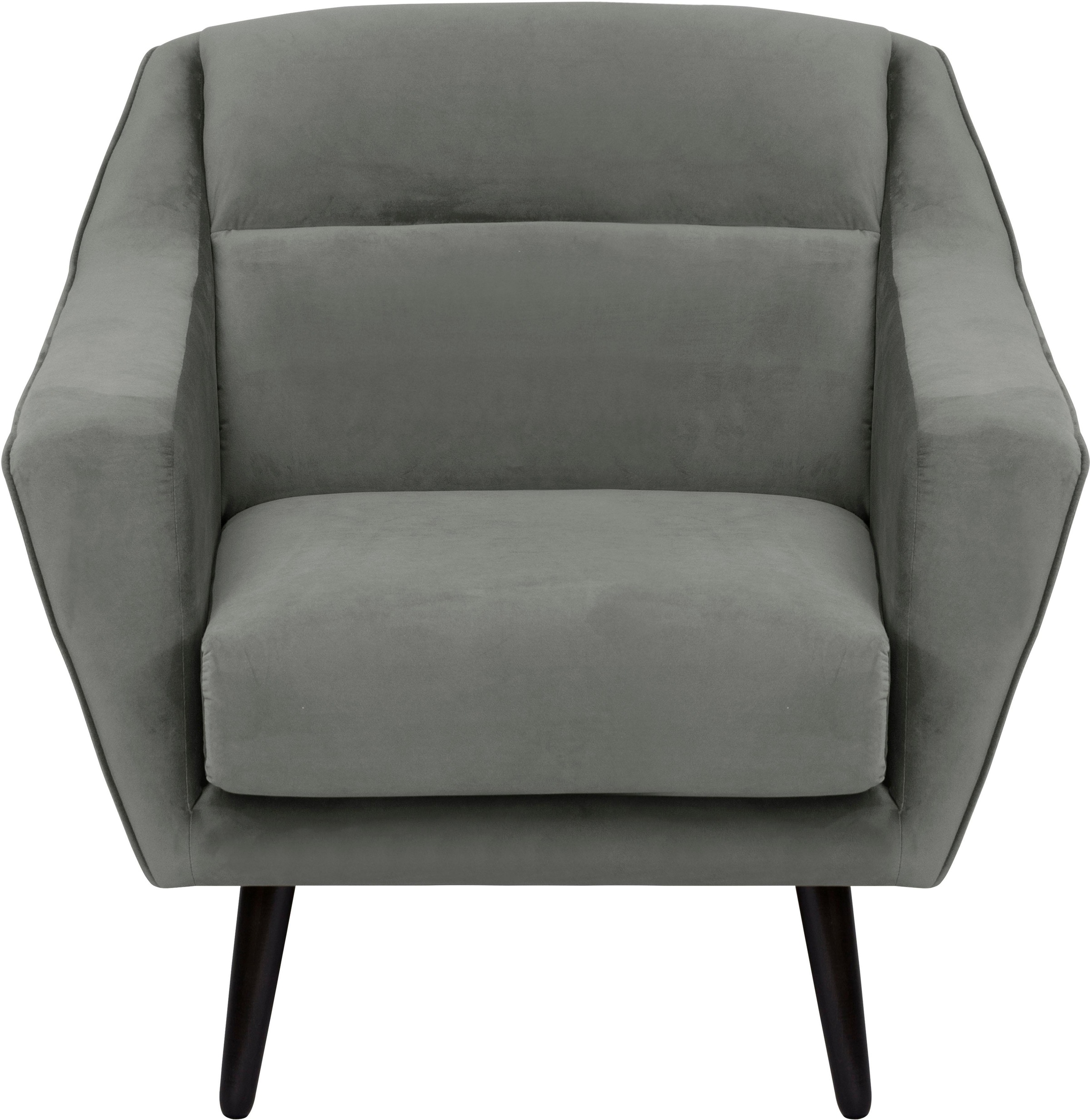 OTTO home Sessel "Bille" mit Naht im Rückenkissen und Eiche-Beinen, Design günstig online kaufen