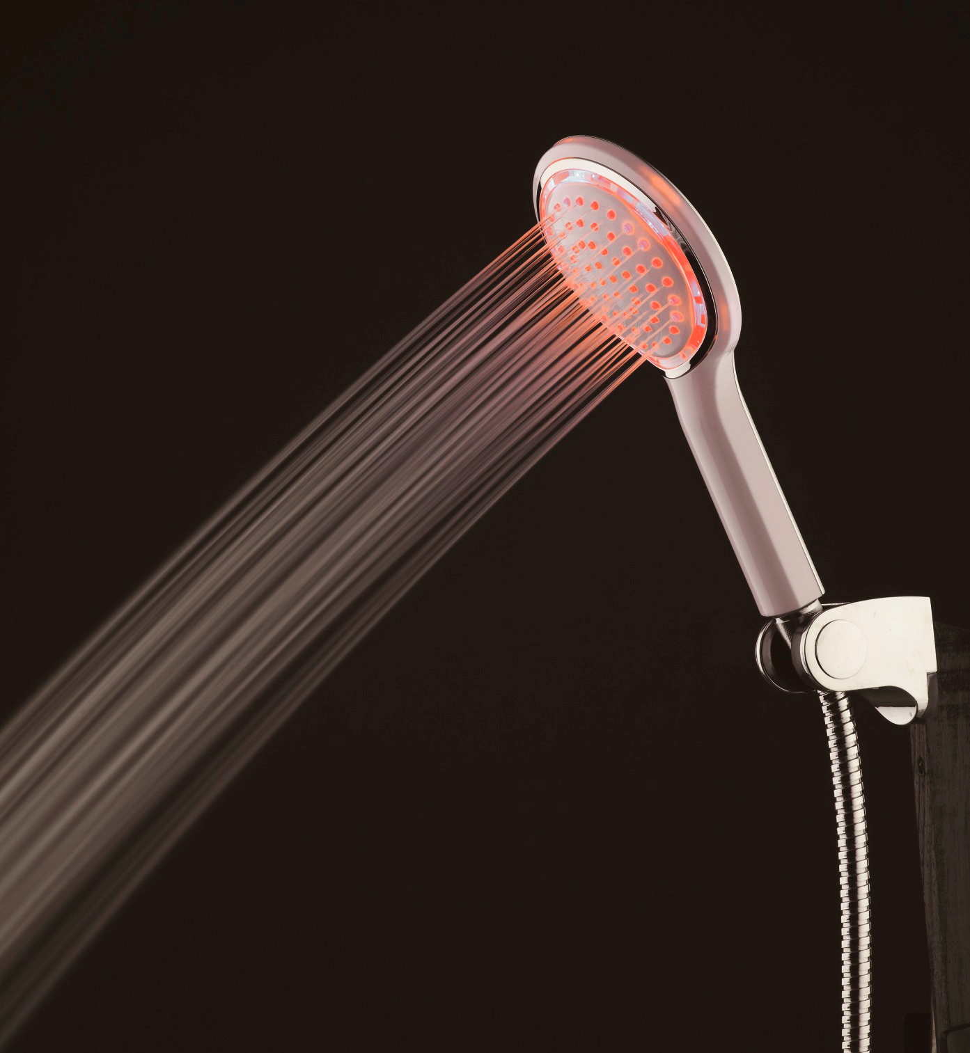 Eisl Handbrause »DIGI«, mit LED-Farbwechel und Temperaturanzeige, Chrom/Weiß